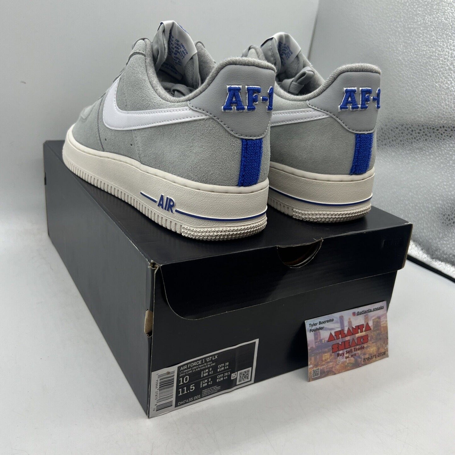 Size 10 - Nike Air Force 1 Low Athletic Club Light Smoke Gray 2022 Brand New