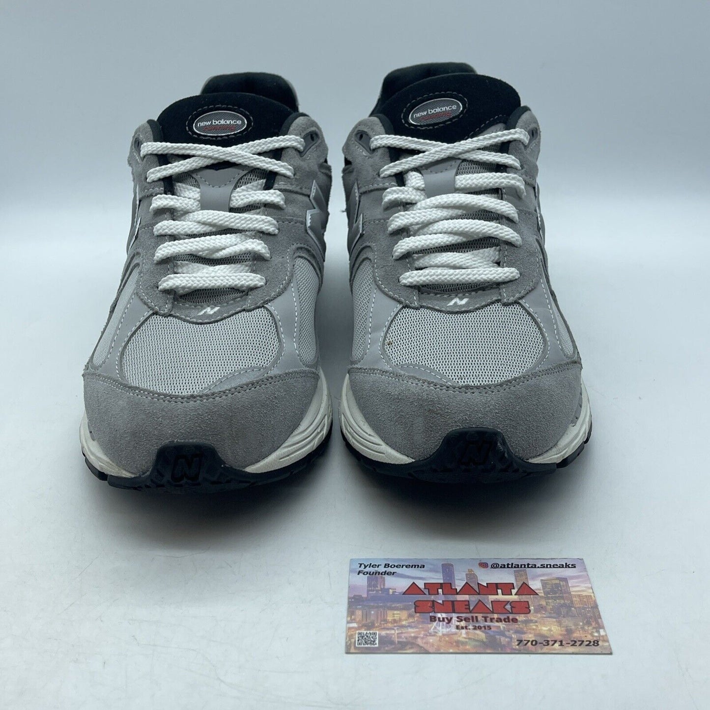 Size 11.5 - New Balance 2002R Slate Grey Black White Suede (M2002RSG)