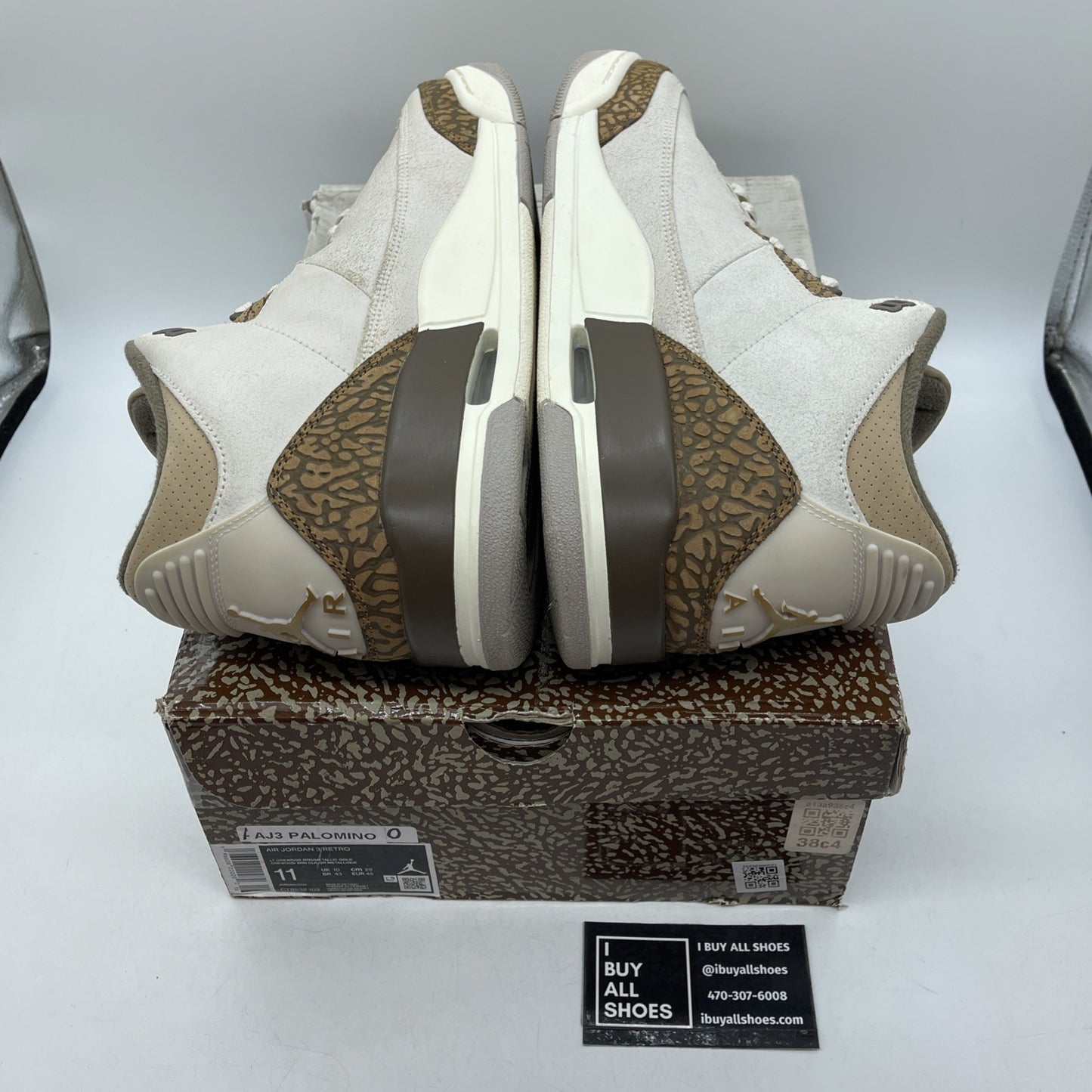 Size 11 - Jordan 3 Retro Low Palomino Brown Tan Suede (CT8532-102)