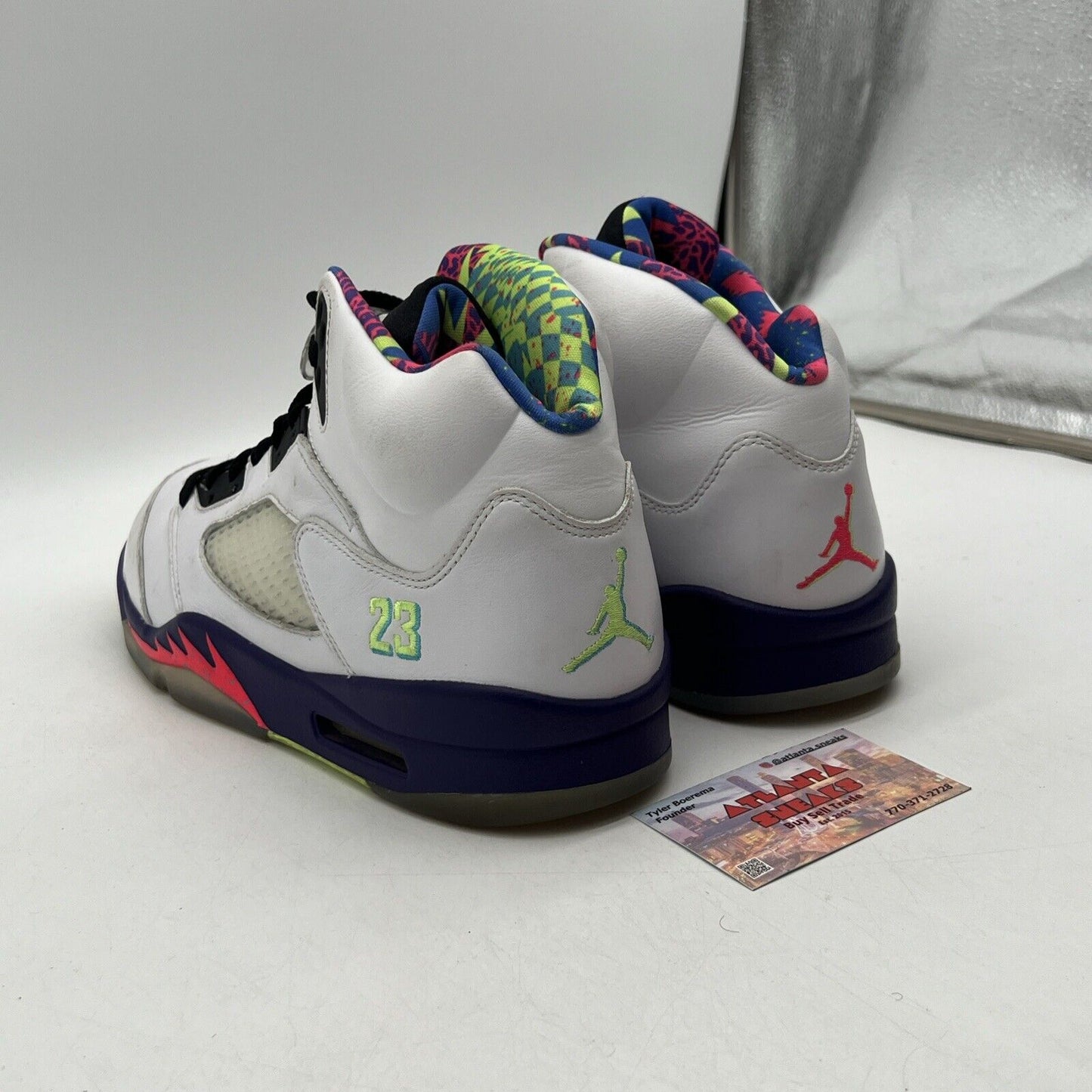 Size 11 - Jordan 5 Retro Alternate Bel-Air 2020 Black White Leather (DB3335-100)