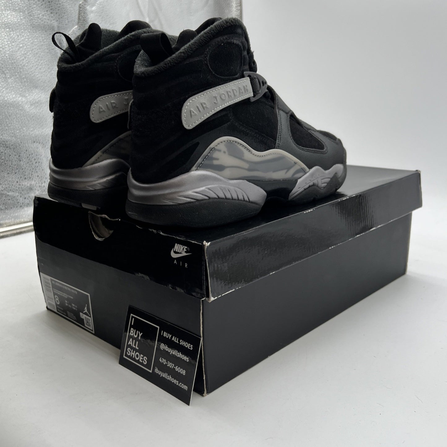 Size 8 - Air Jordan 8 Retro Winterized Gunsmoke (FD1334-001)