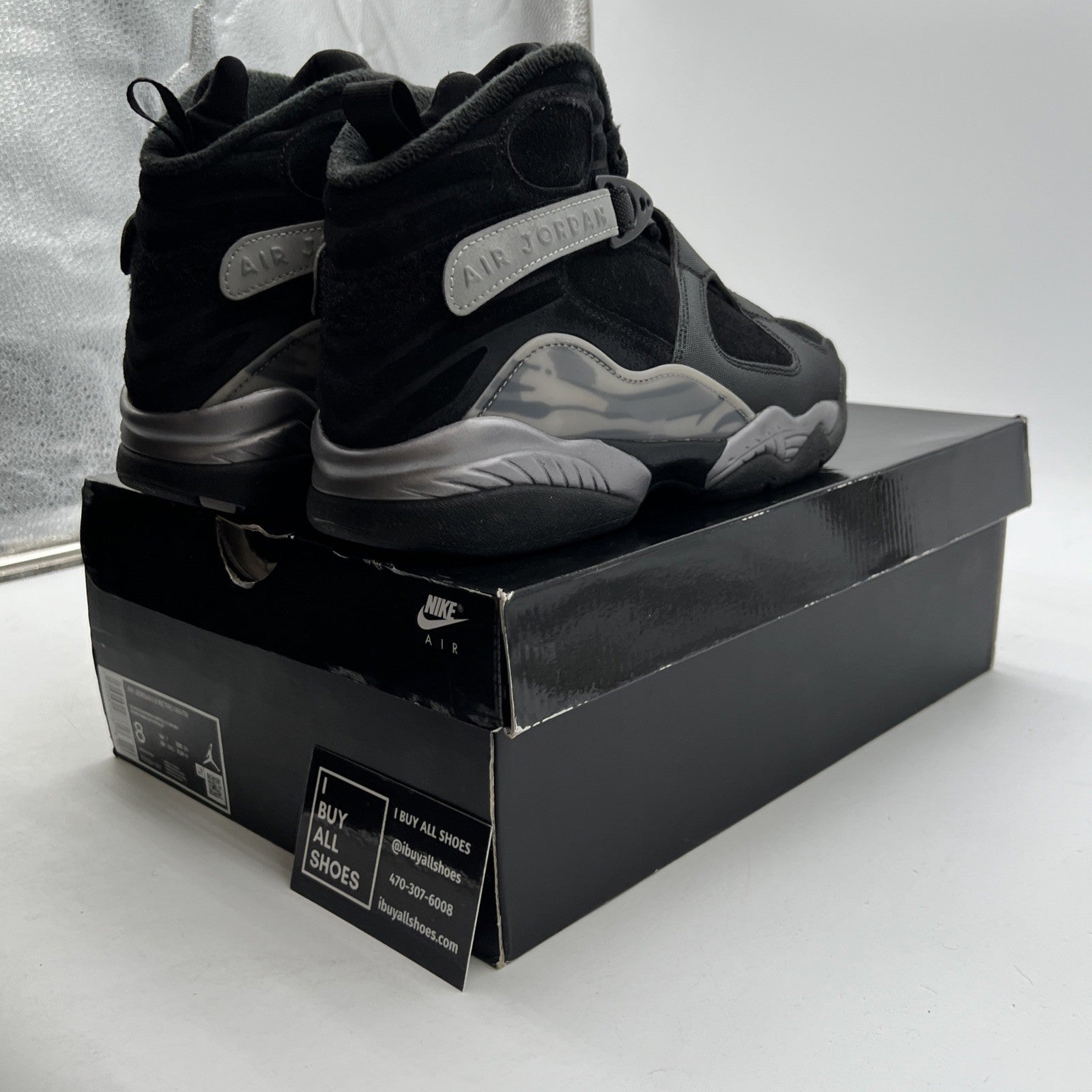 Size 8 - Air Jordan 8 Retro Winterized Gunsmoke (FD1334-001)