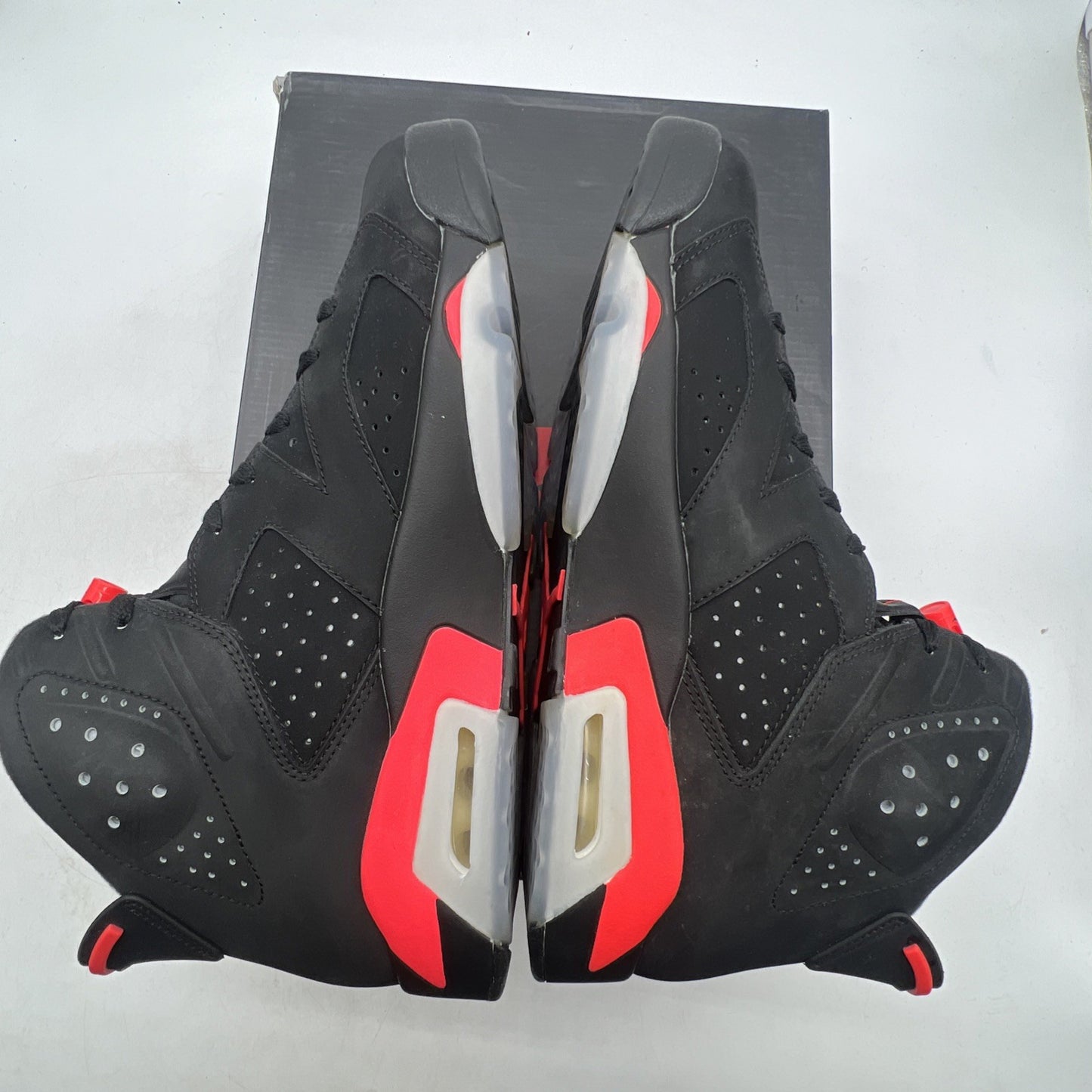 Size 11 - Air Jordan 6 Retro Infrared Black 2014 (384664-023)