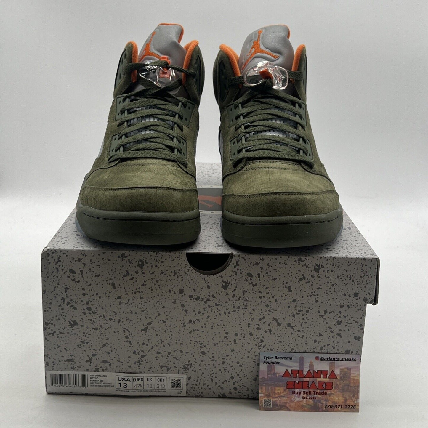 Size 13 - Air Jordan 5 Retro 2024 Olive (DD0587-308)