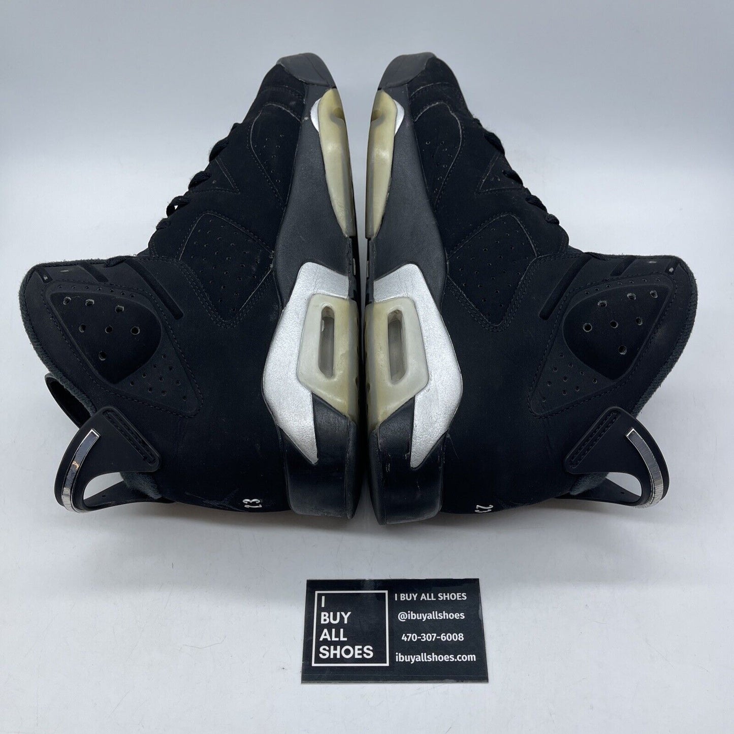 Size 11 - Jordan 6 Retro Mid Chrome Black Silver Suede Rubber (DX2836-001)