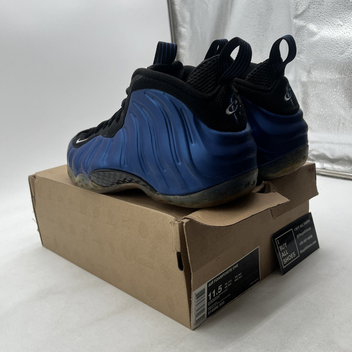 Size 11.5 - Nike Air Foamposite One 2011 Royal (314996-500)
