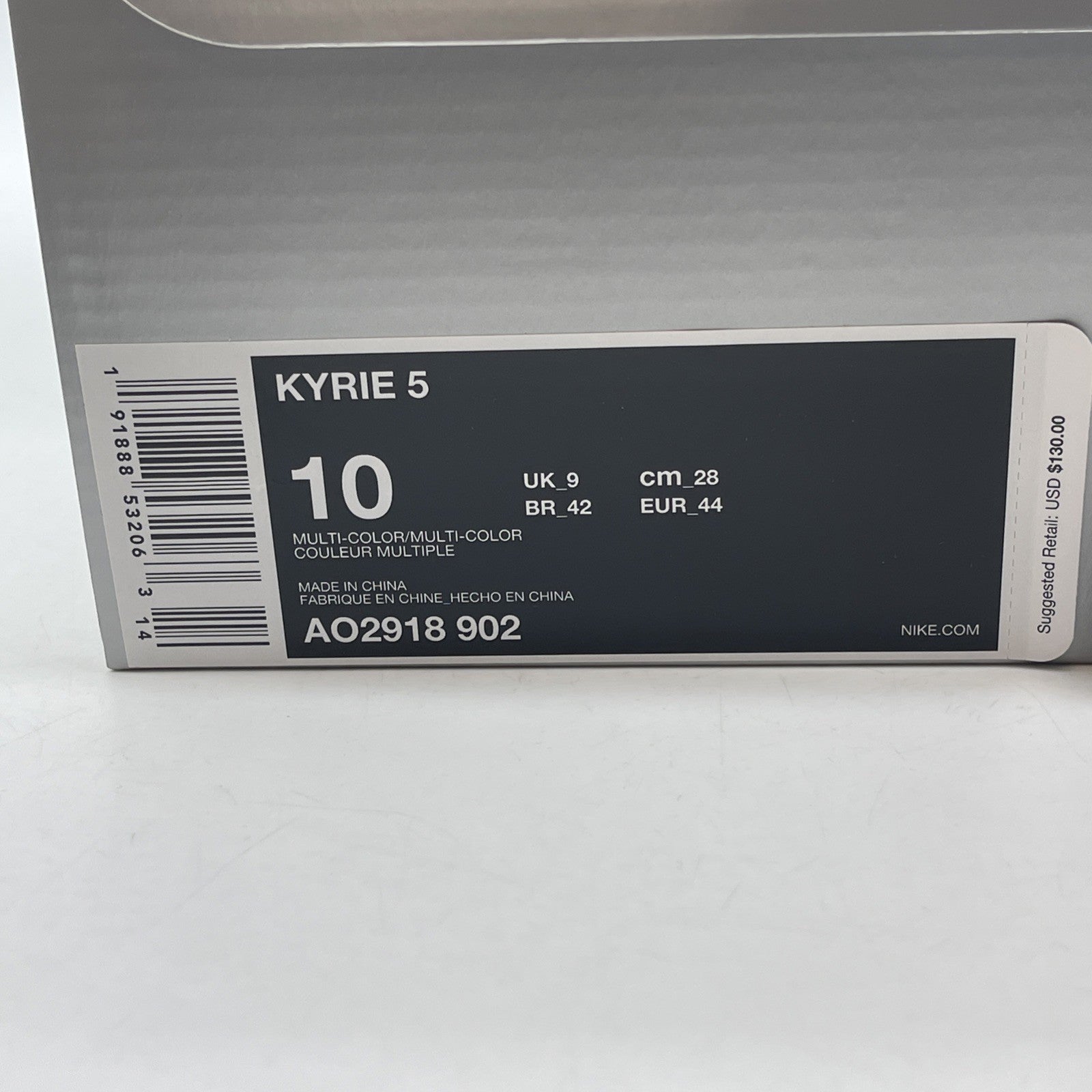 Size 10 - Nike Kyrie 5 PE Taco Orange Black Suede (AO2918-902)