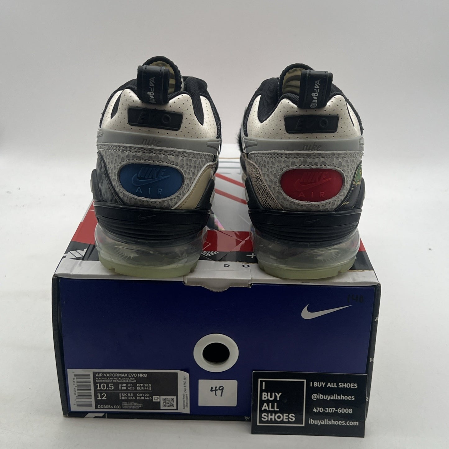 Size 10.5 - Nike Air VaporMax EVO NRG Collector's Closet (DD3054-001)
