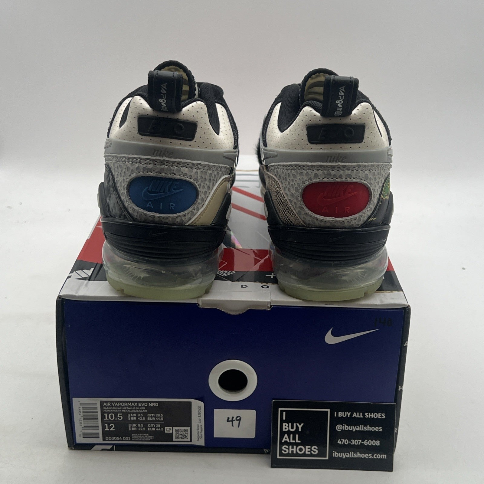 Size 10.5 - Nike Air VaporMax EVO NRG Collector's Closet (DD3054-001)