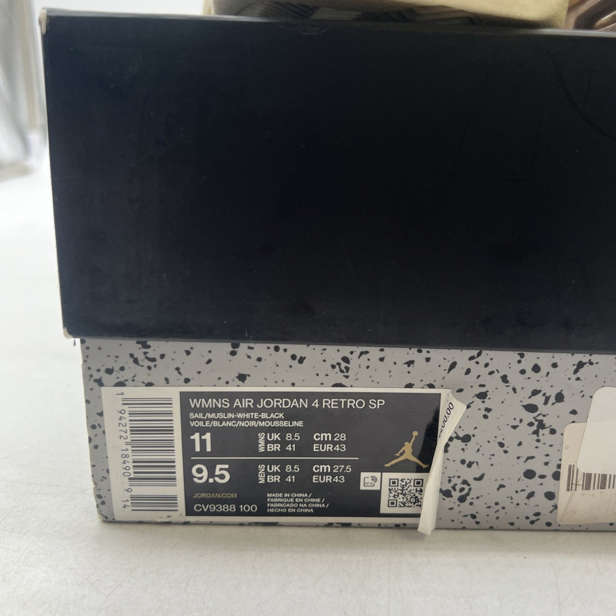 Size 11W - Air Jordan 4 SP x Off-White Mid Sail W (CV9388-100)