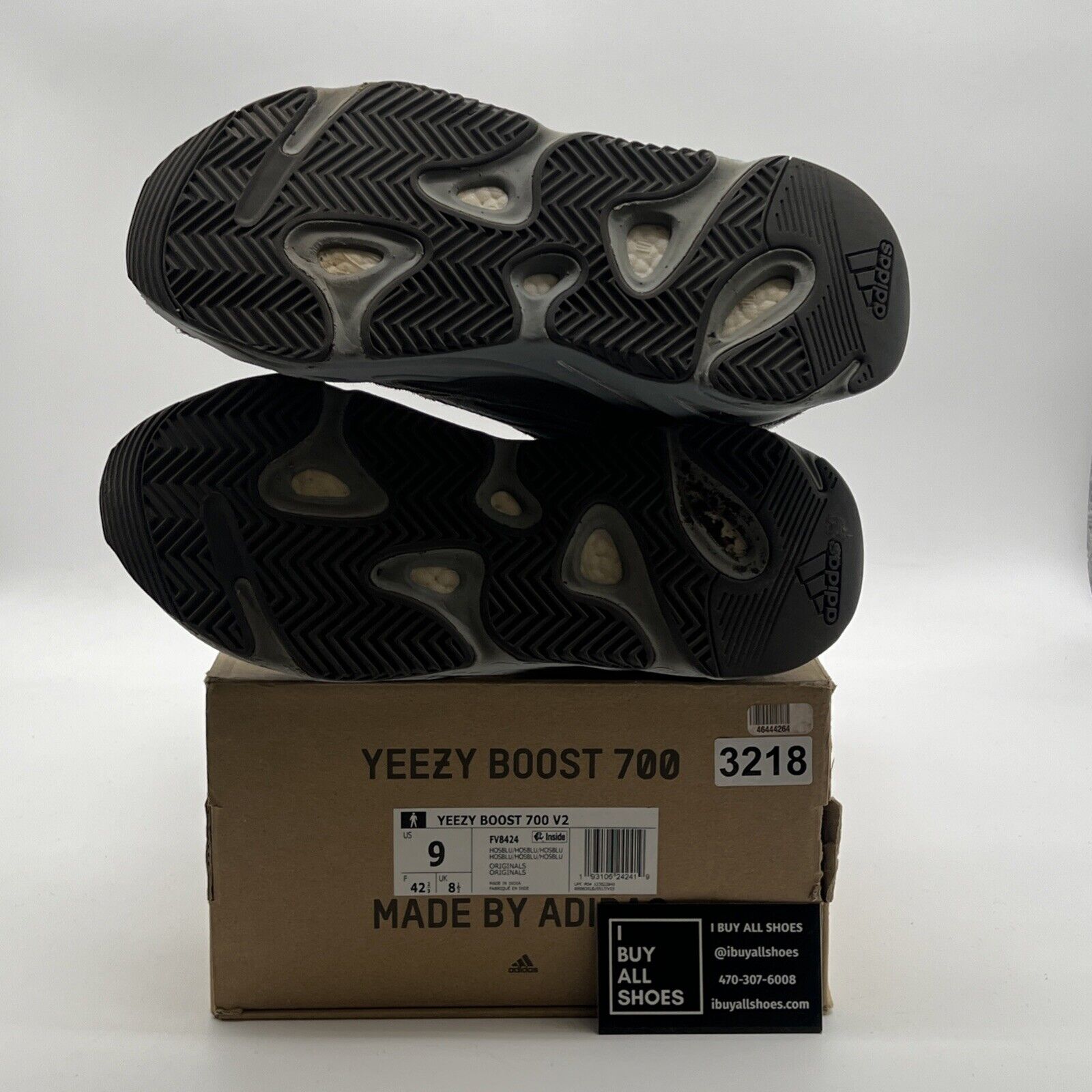 Size 9 - Adidas Yeezy Boost 700 V2 Hospital Blue (FV8424)