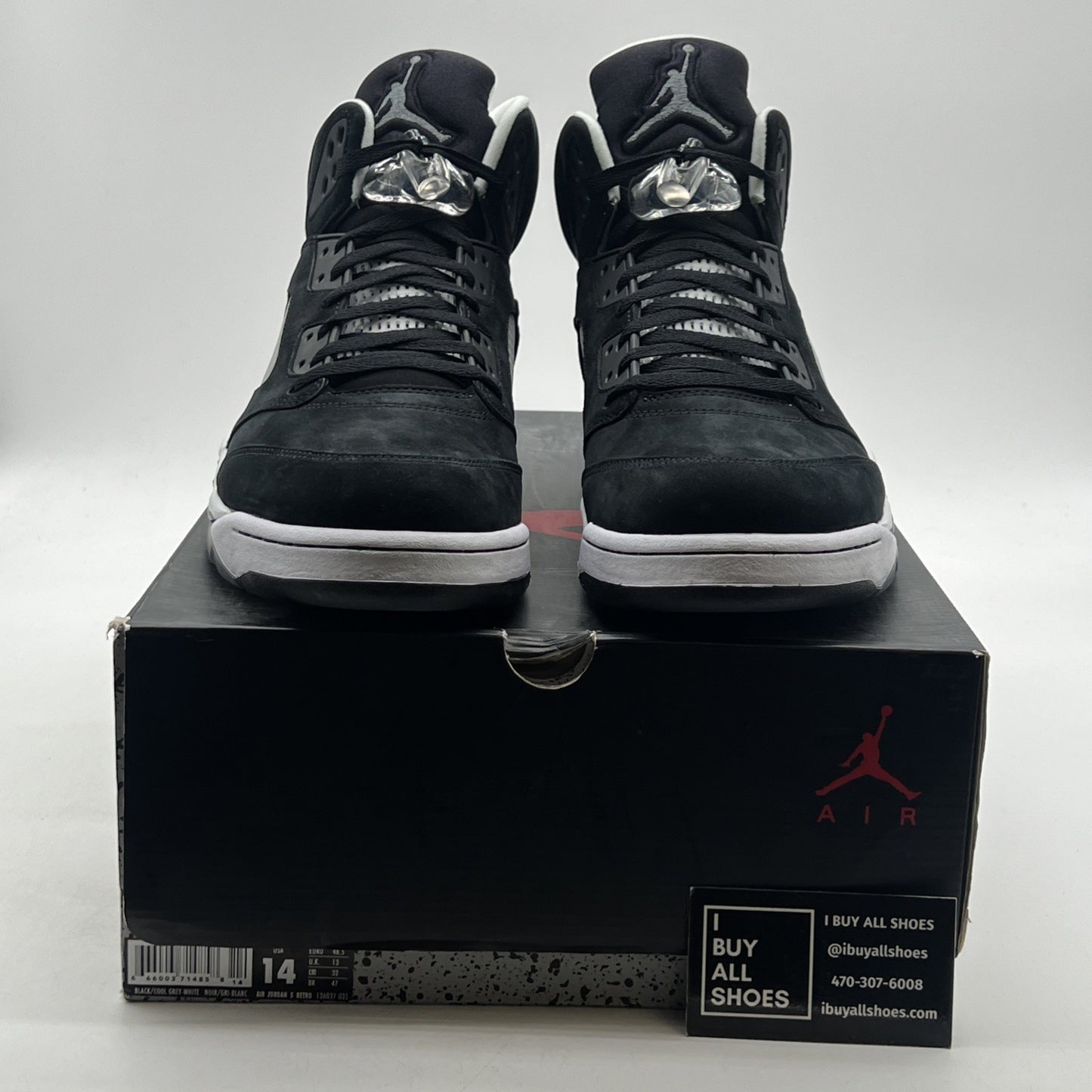 Size 14 - Air Jordan 5 Retro 2013 Oreo (136027-035)