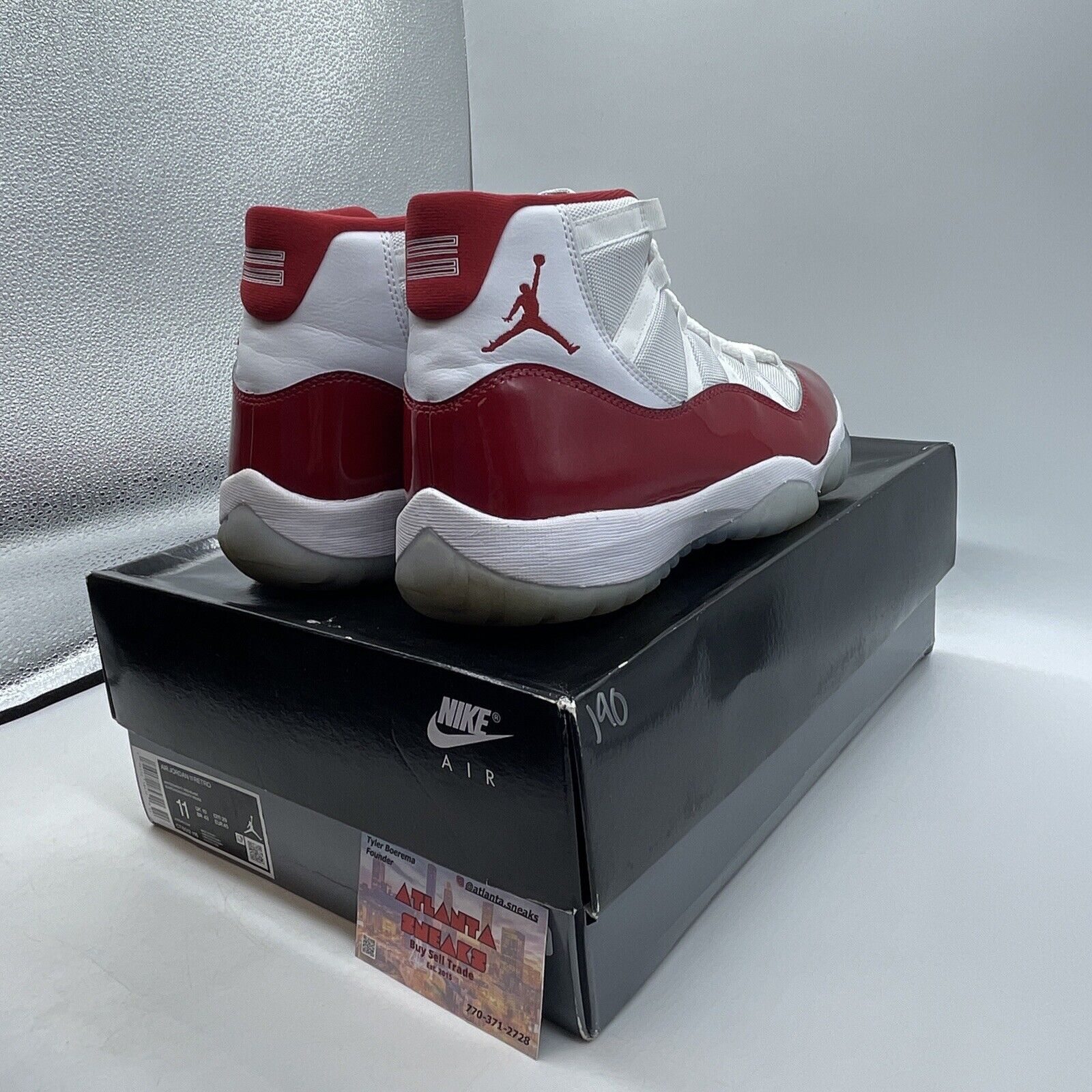 Size 11 - Jordan 11 Retro High Cherry White Leather (CT8012-116)