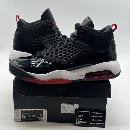 Size 12 - Jordan Maxin 200 Black Gym Red (CD6107-001)
