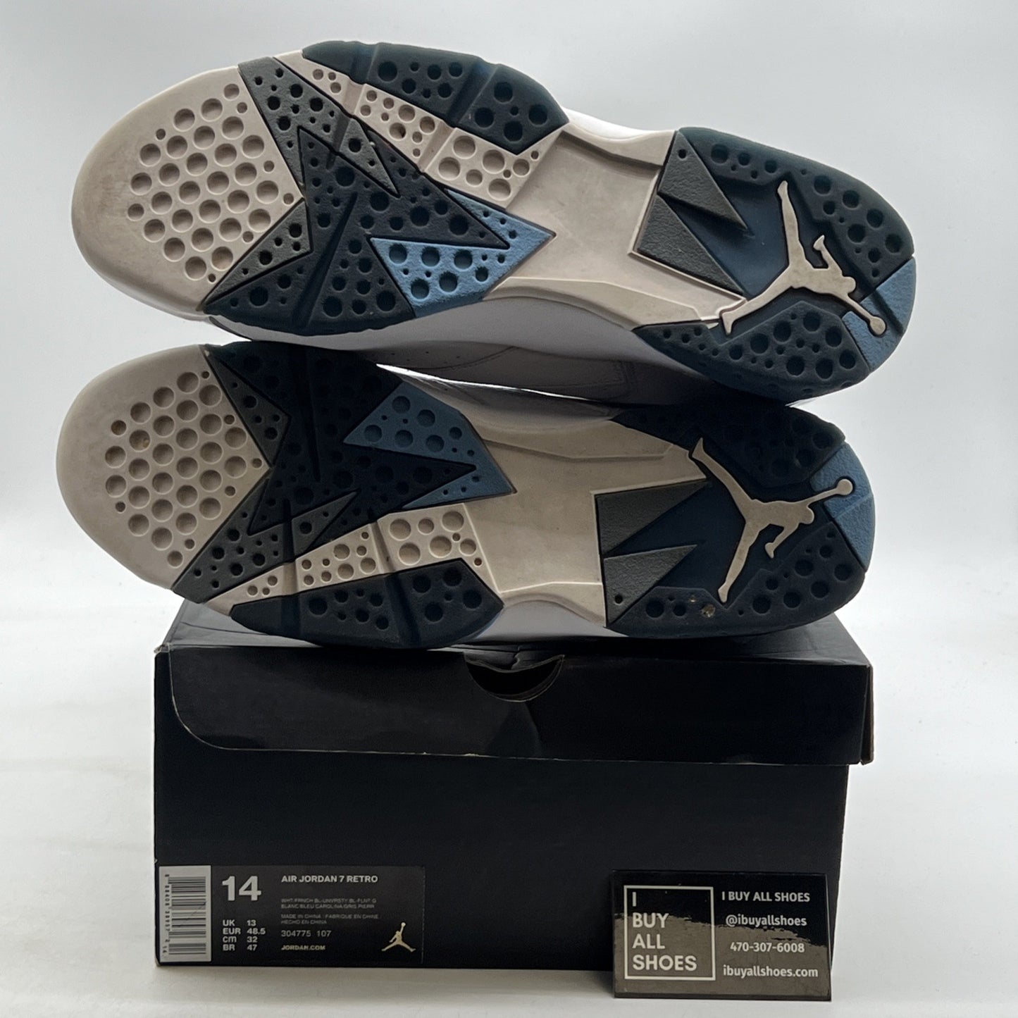 Size 14 - Air Jordan 7 Retro 2015 French Blue (304775-107)