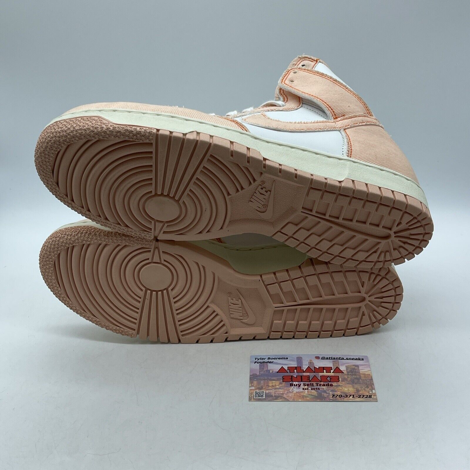 Size 10W - Nike Dunk 1985 High Arctic Orange Pink Suede White (DV1143-800)