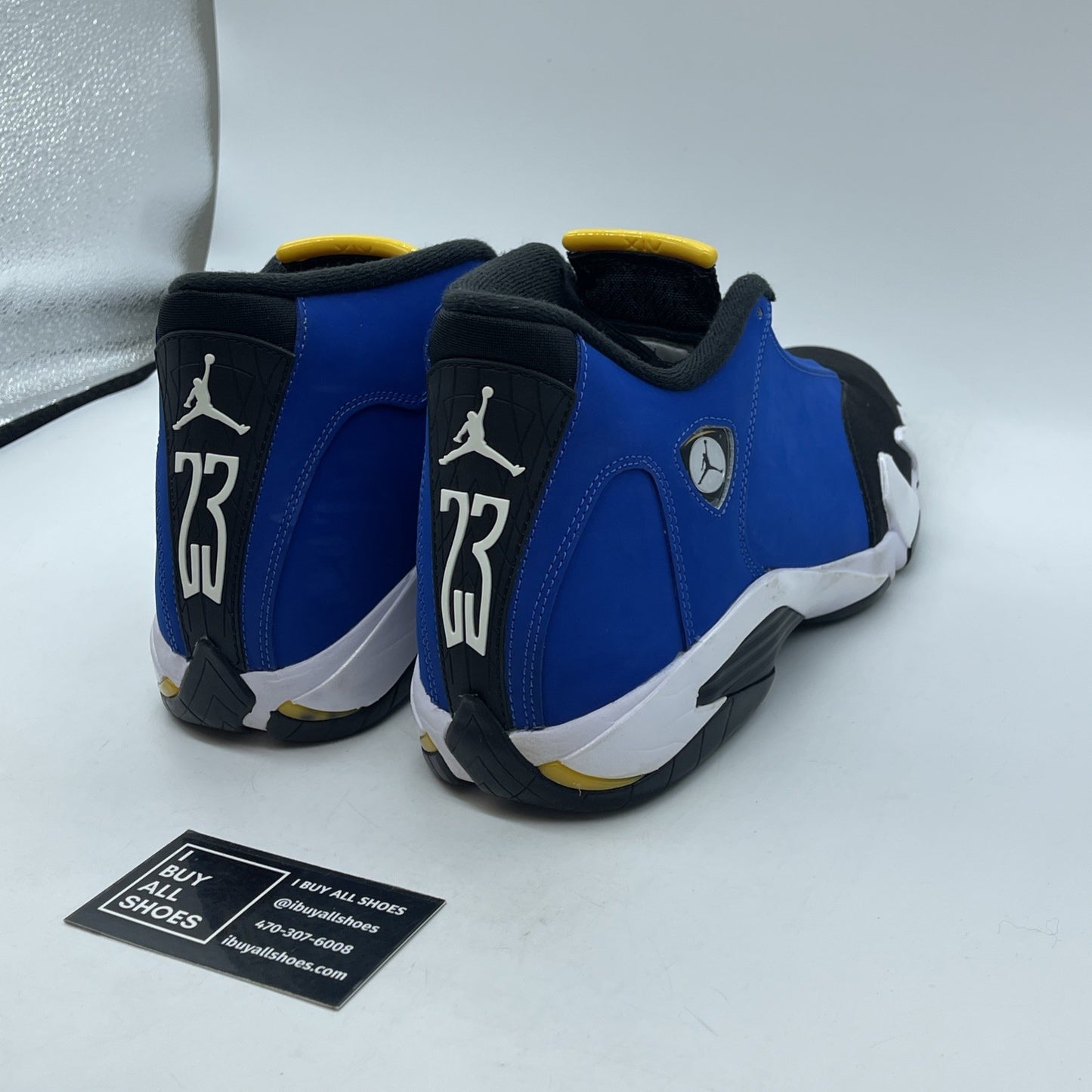 Size 11 - Air Jordan 14 Retro Laney Blue Black Suede (487471-407)