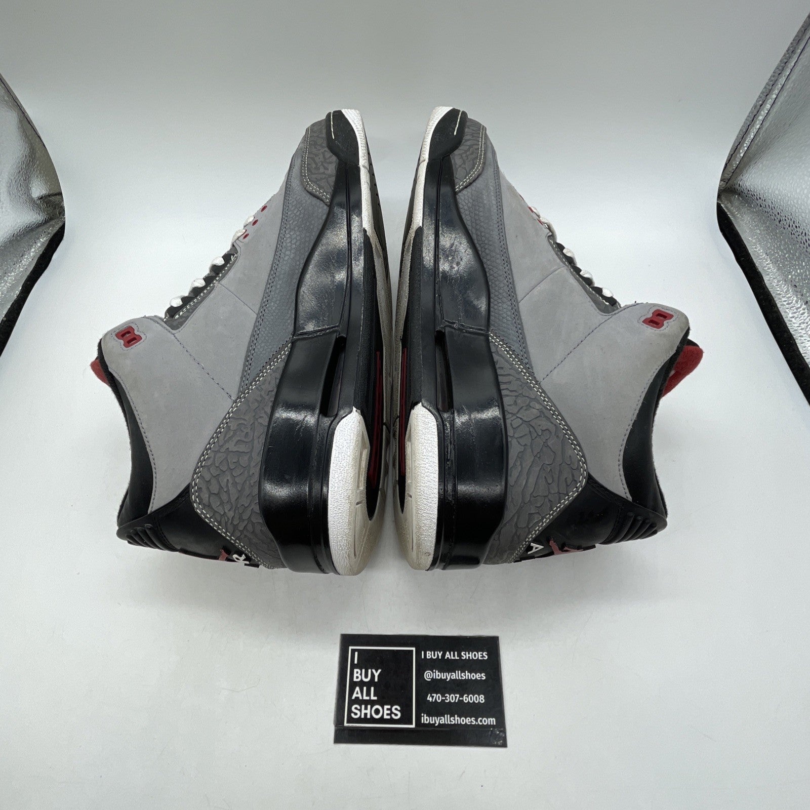 Size 13 - Air Jordan 3 Retro Stealth (136064-003)