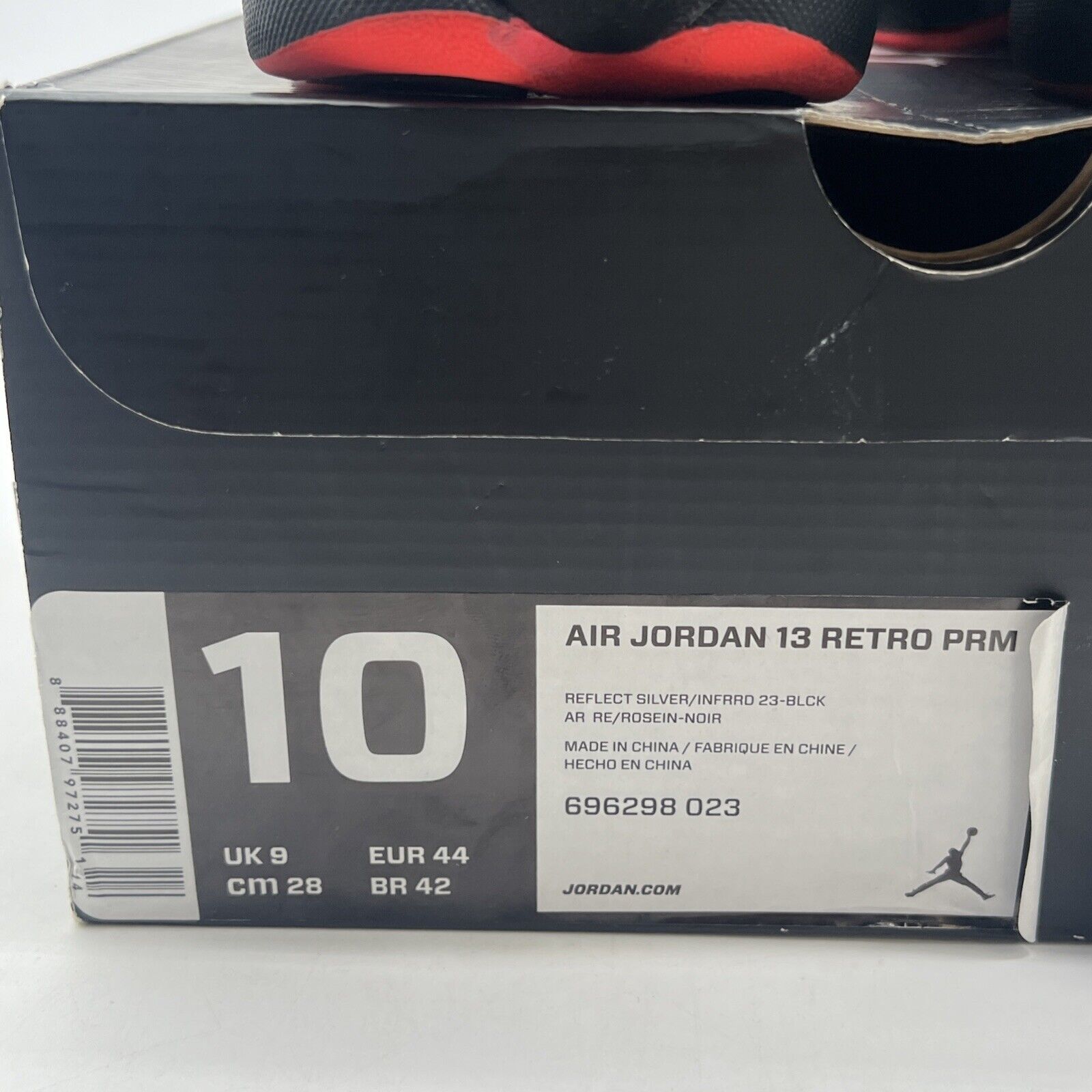 Size 10 - Air Jordan 13 Retro Reflective Silver (696298-023)