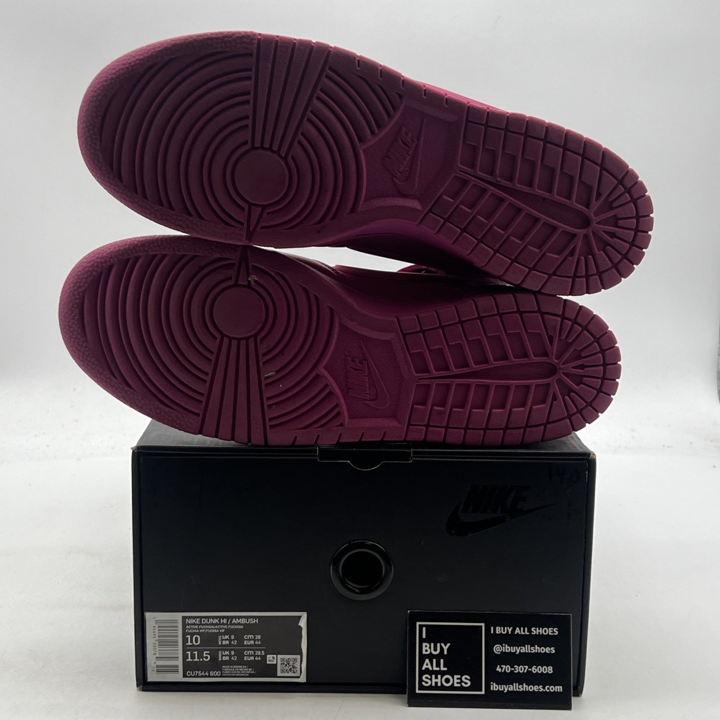 Size 10 - Nike AMBUSH x Dunk High Pink (CU7544-600)