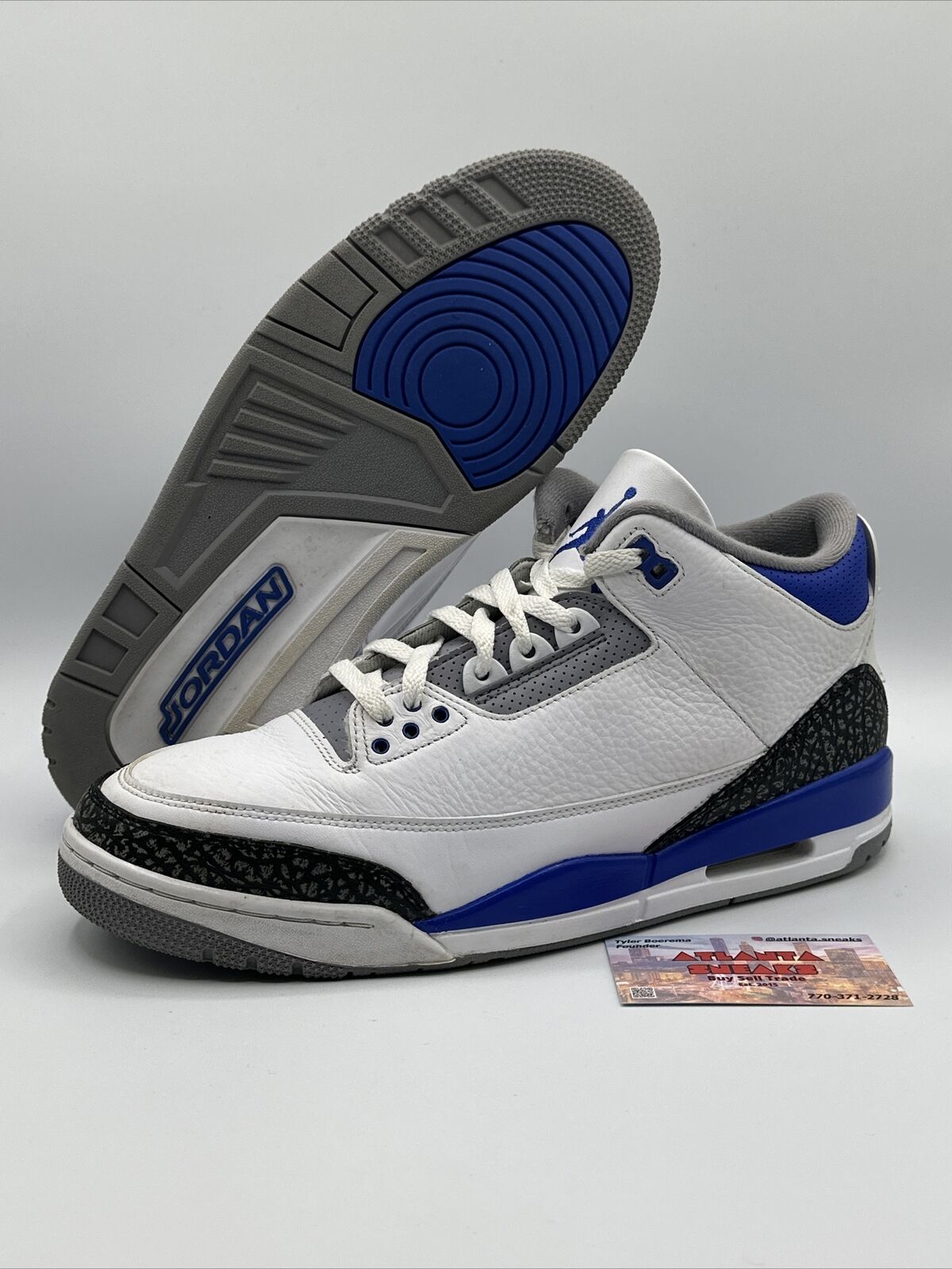 Size 11.5 - Jordan 3 Retro Racer Blue 2021