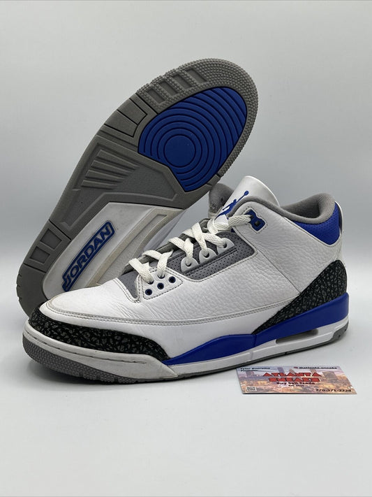 Size 11.5 - Jordan 3 Retro Racer Blue 2021