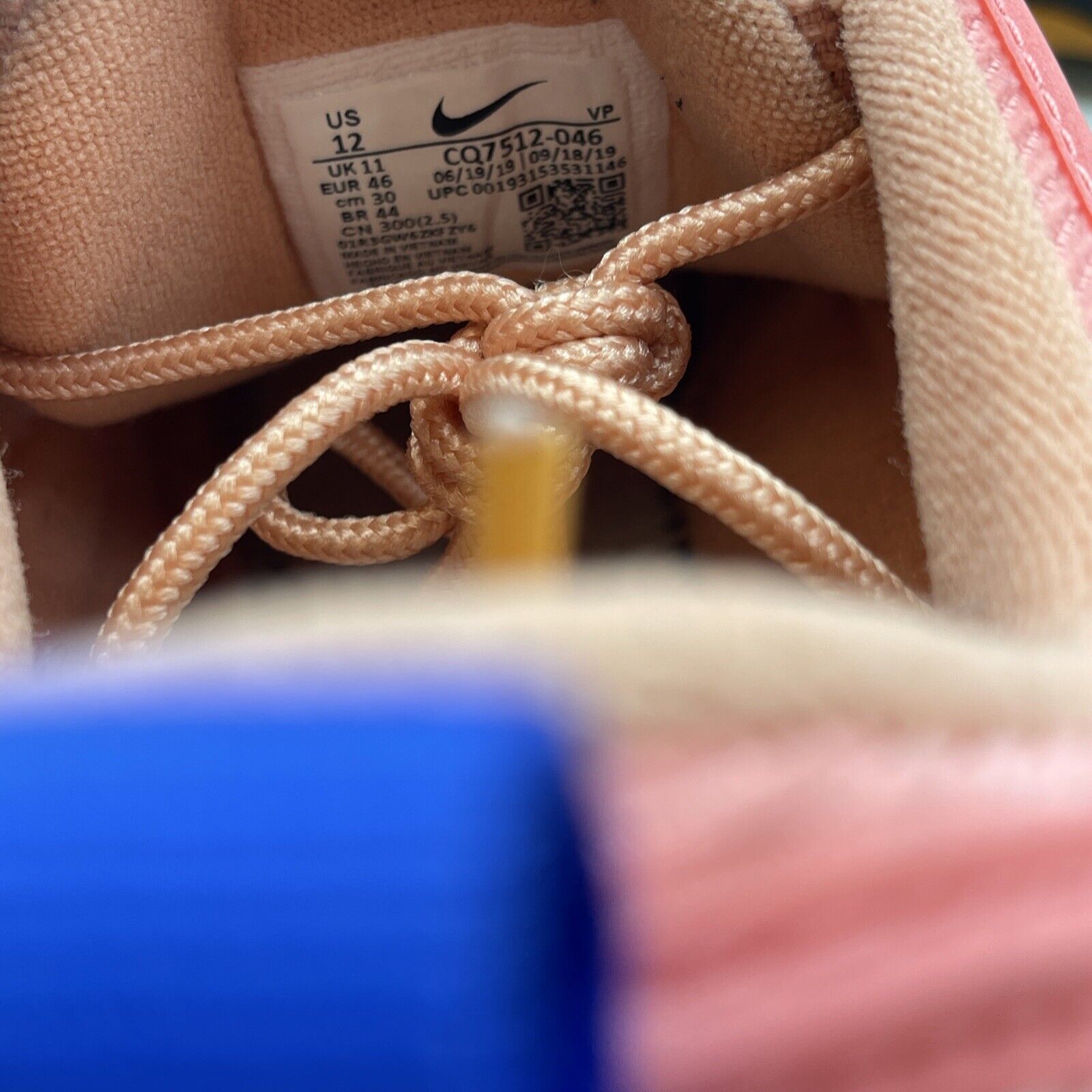 Size 12 - Nike Air Max 97 Corduroy Pack - Pink Grey Blue Suede (CQ7512-046)