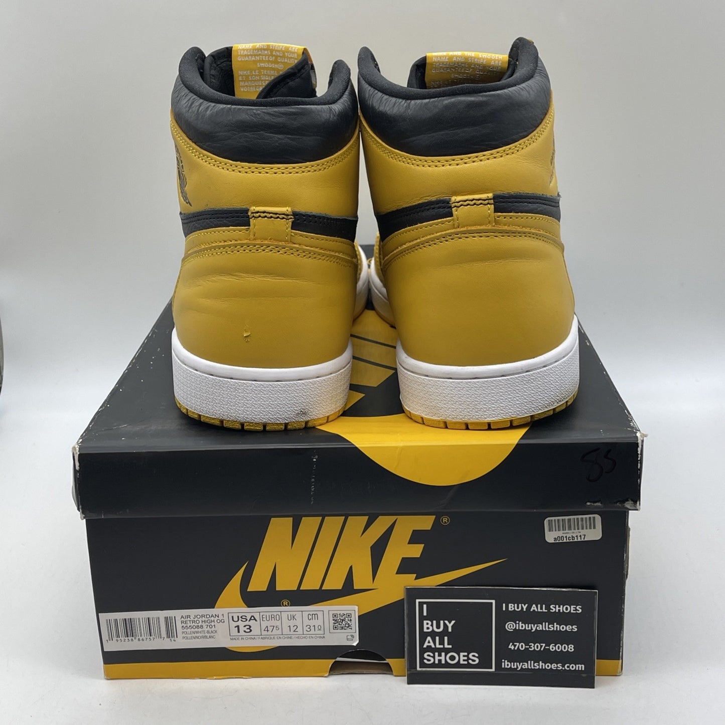 Size 13 - Air Jordan 1 Retro OG High Pollen (555088-701)