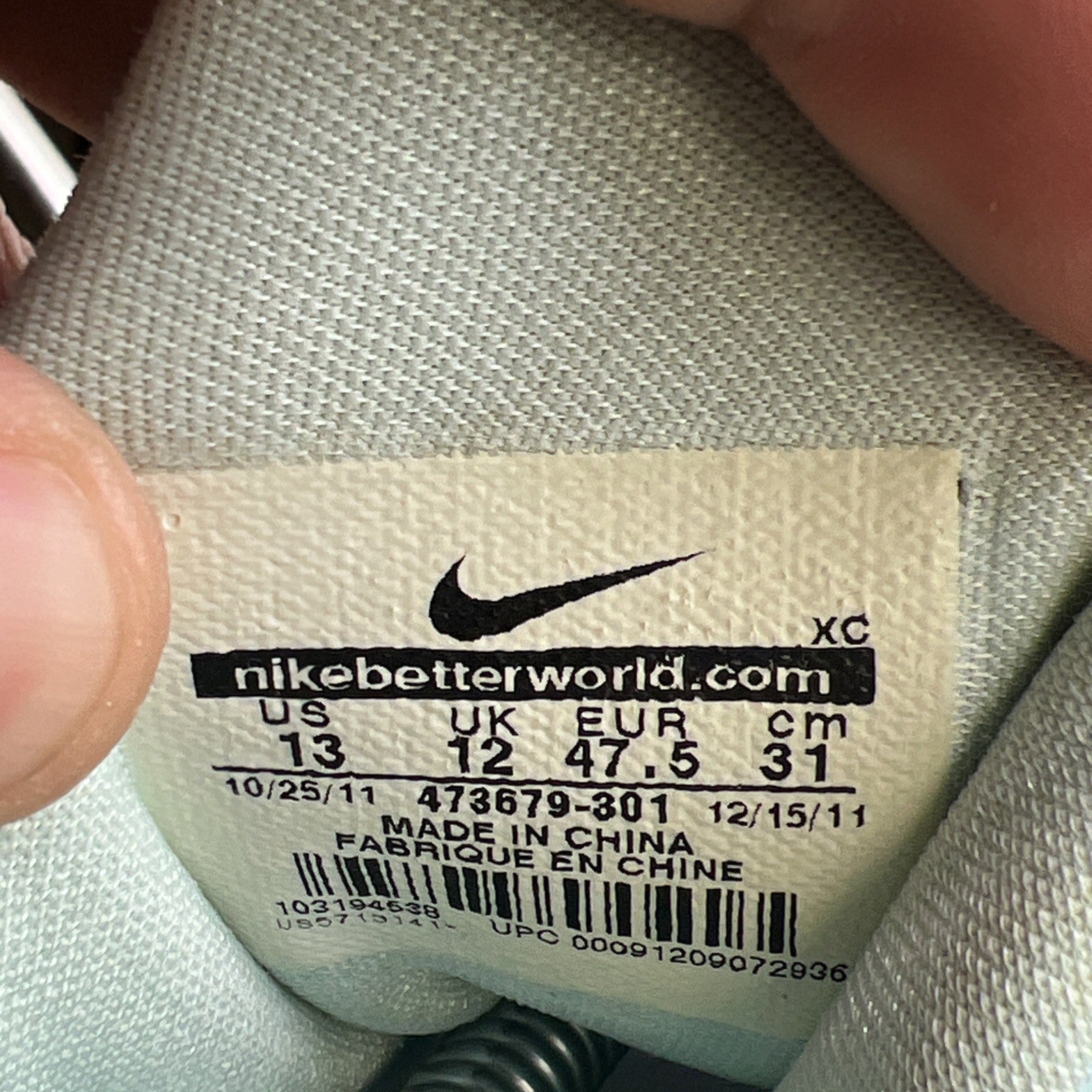 Size 13 - Nike Zoom KD 4 Easter (473679-301)