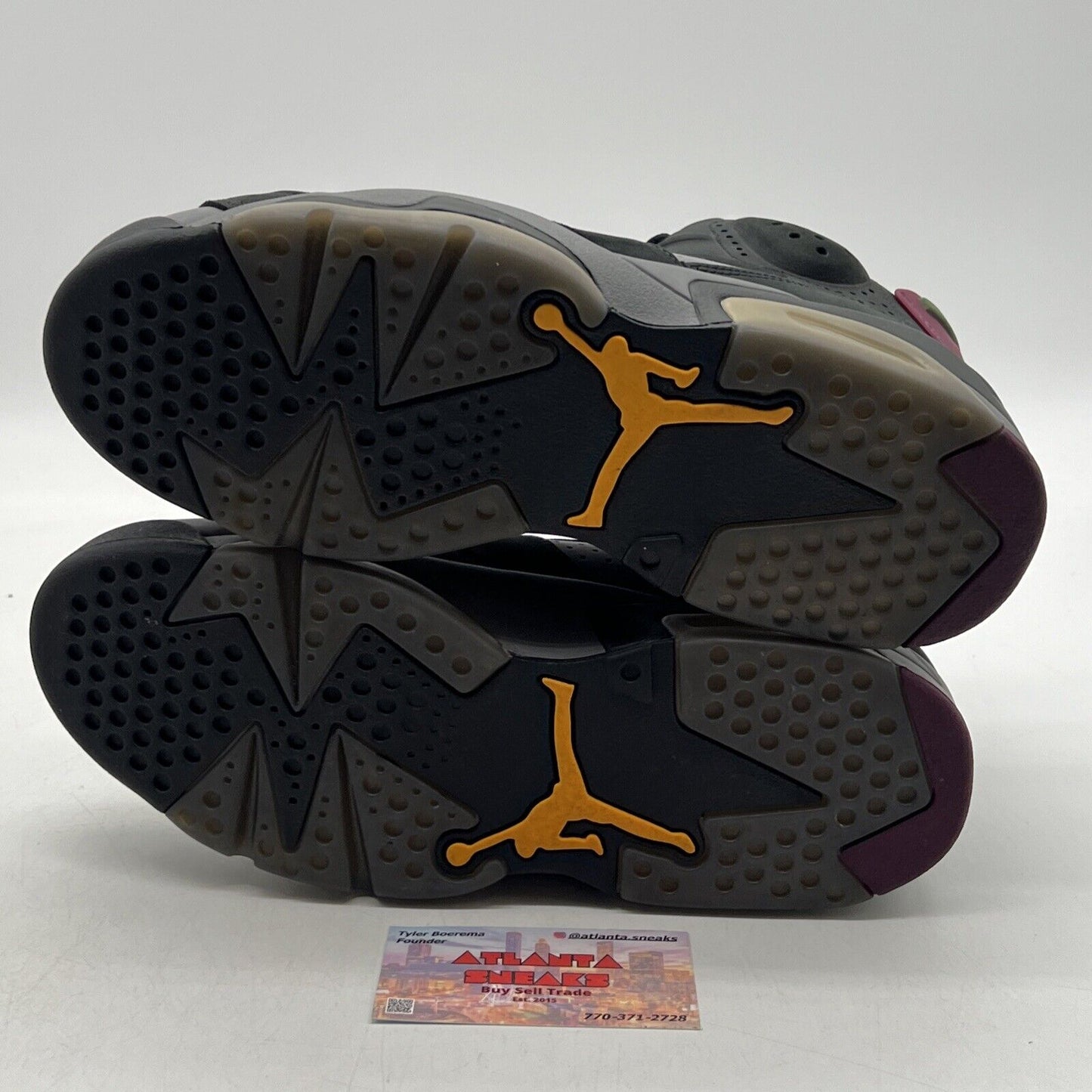 Size 8.5 - Jordan 6 Bordeaux Black Grey Yellow Suede Maroon (CT8529-063)