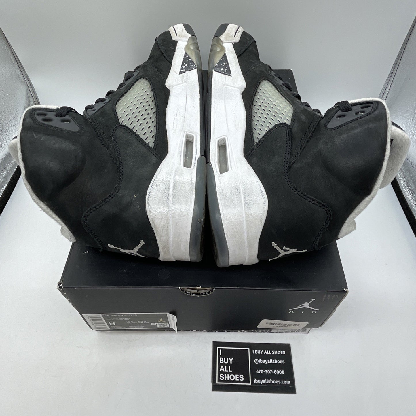 Size 9 - Jordan 5 Retro Mid Oreo Black White Suede (CT4838-011)