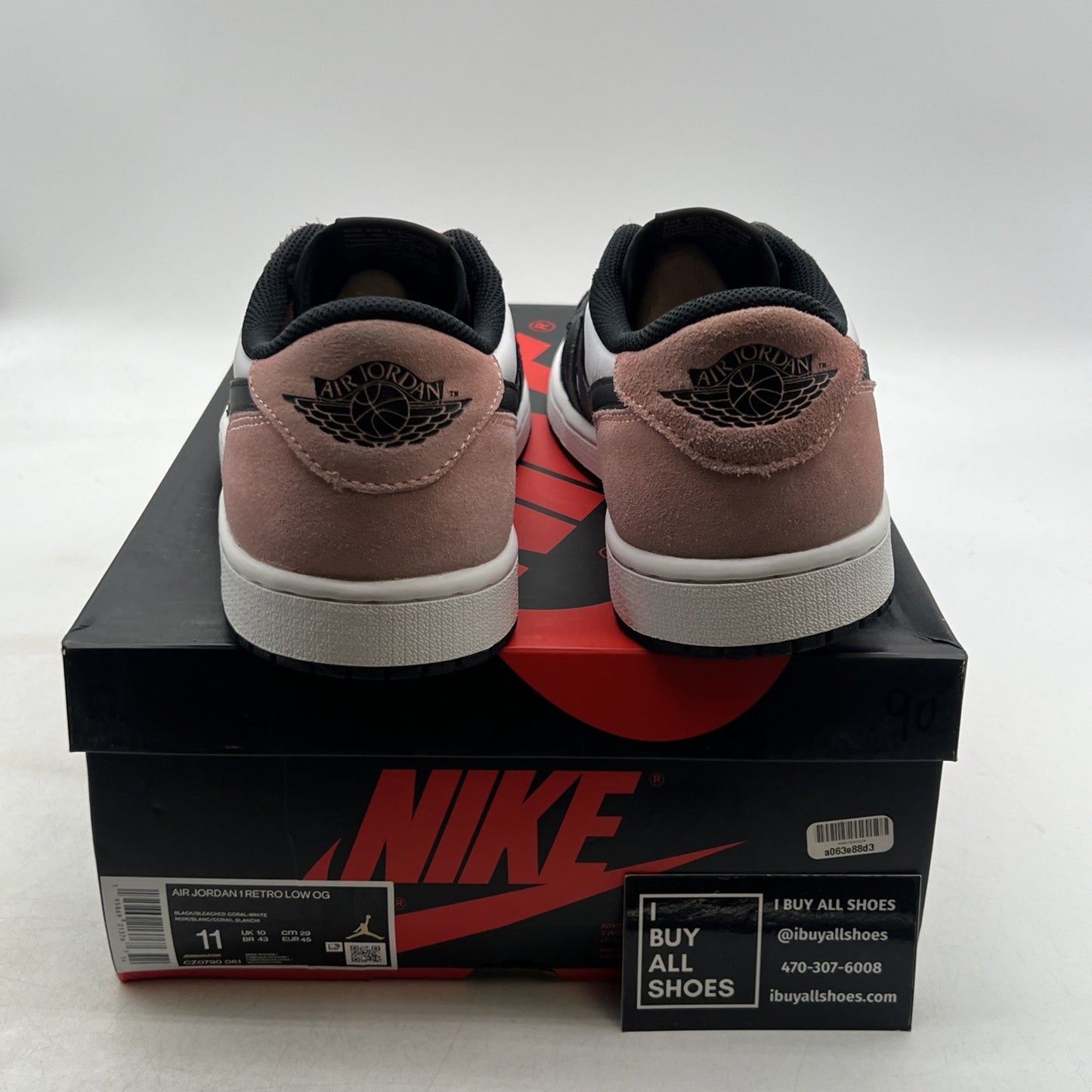 Size 11 - Air Jordan 1 Low OG Bleached Coral (CZ0790-061)