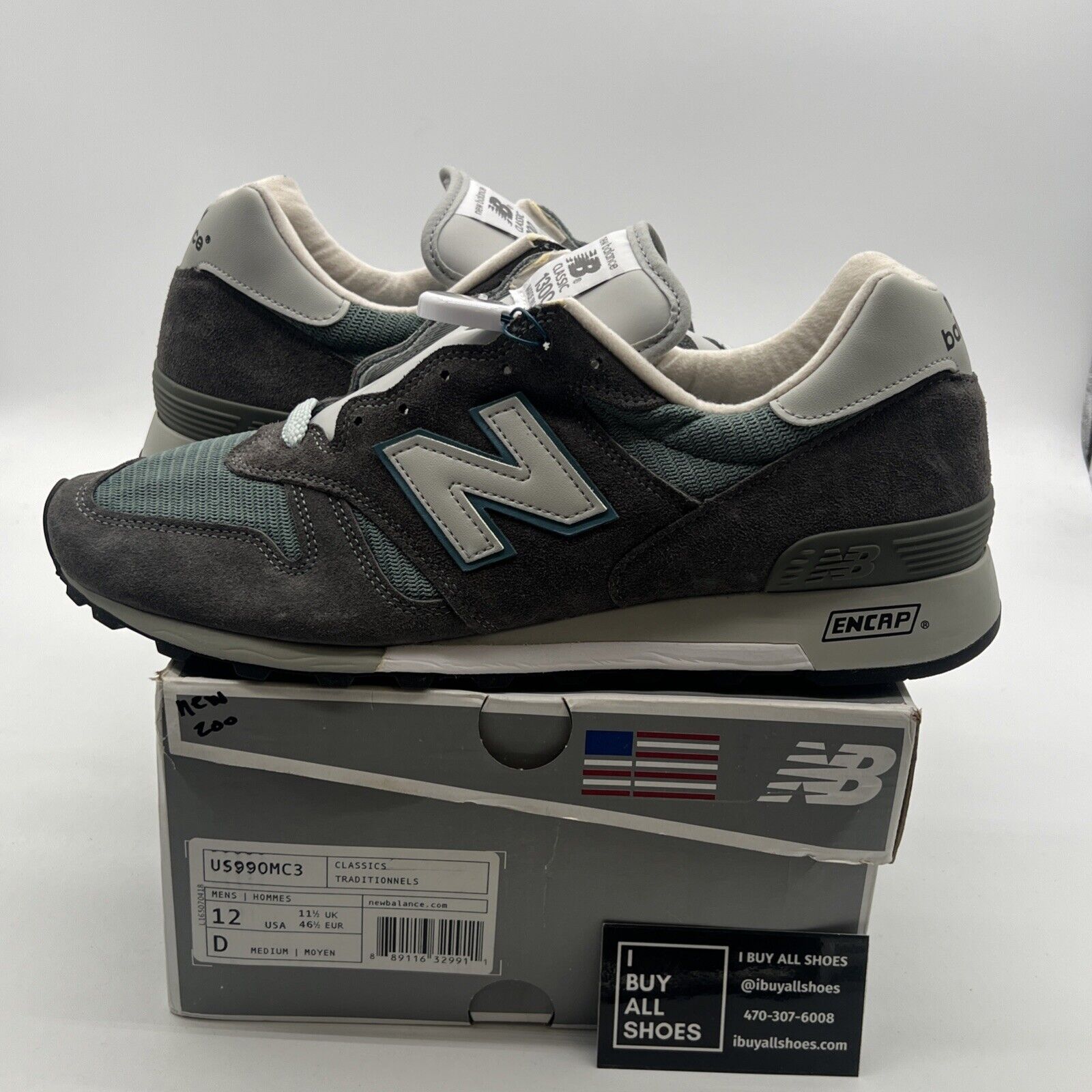 Size 12 -New Balance 1300 Steel Blue-(M1300CLS)