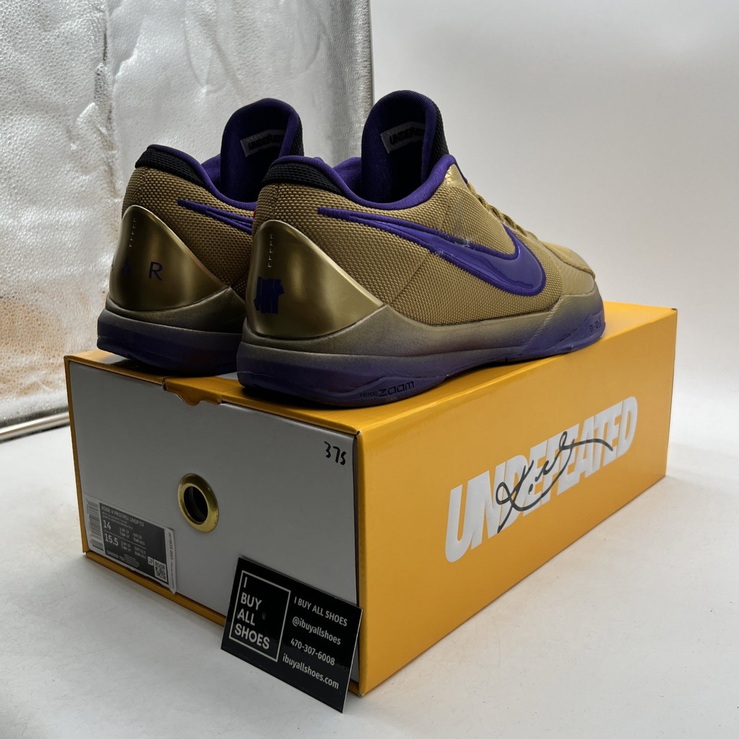 Size 14 - Nike Zoom Kobe 5 Protro x Undefeated Hall Of Fame (DA6809-700)