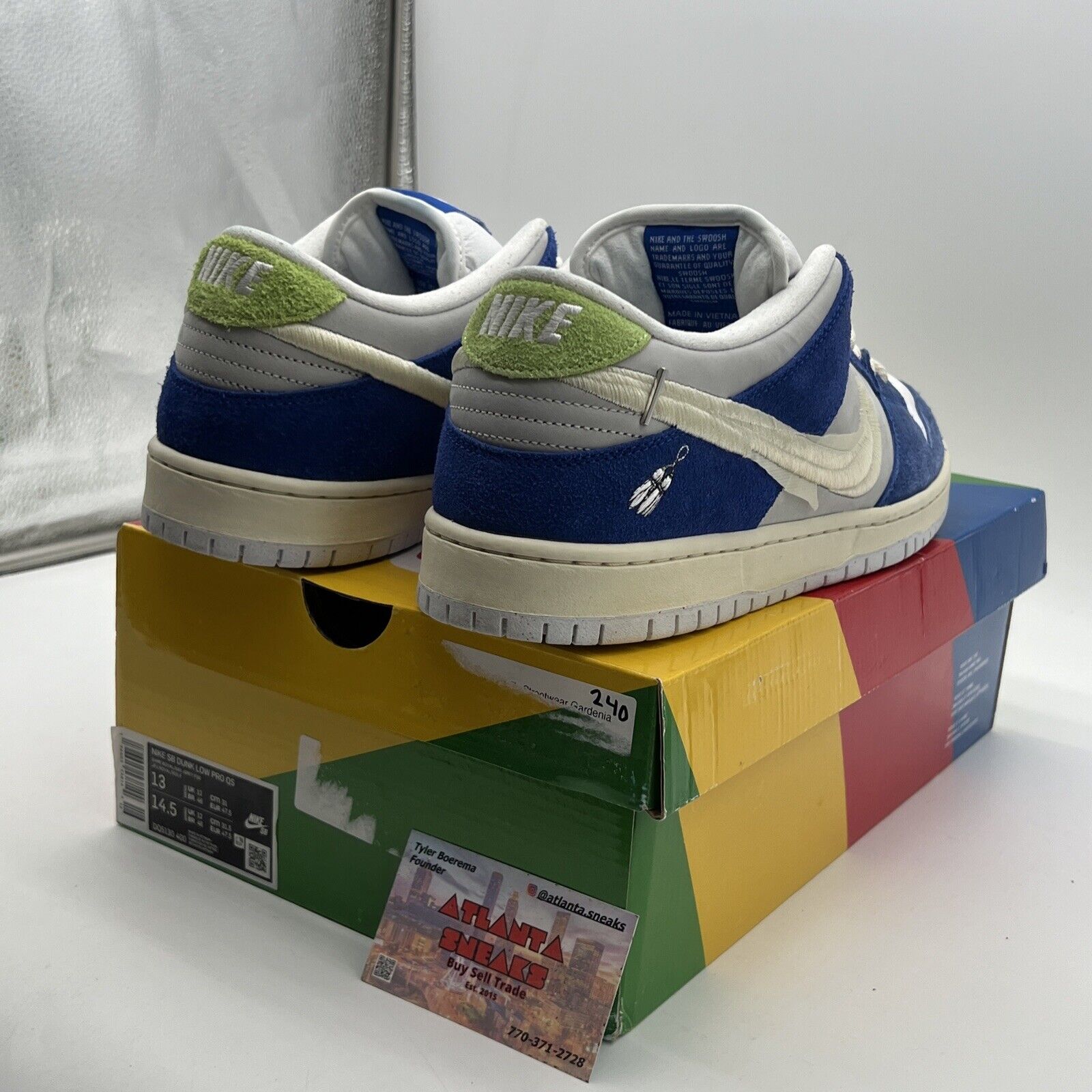 Size 13 - Nike Fly Streetwear x Dunk Pro SB Low Gardenia (DQ5130-400)