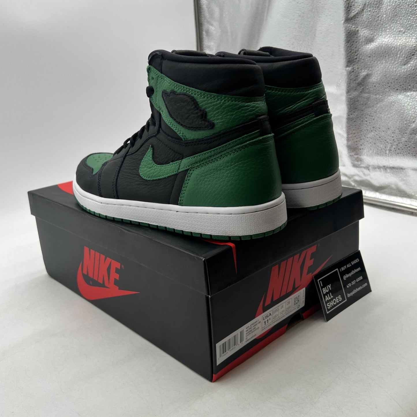 Size 11.5 - Air Jordan 1 Retro OG High Pine Green 2.0 (555088-030)
