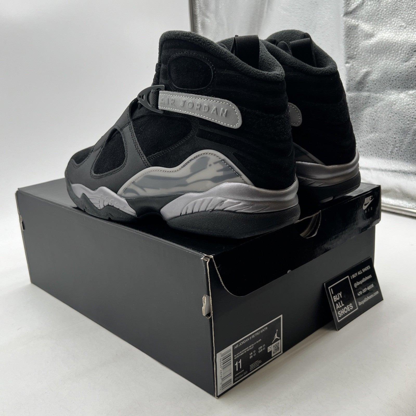 Size 11 - Air Jordan 8 Retro Winterized Gunsmoke (FD1334-001)