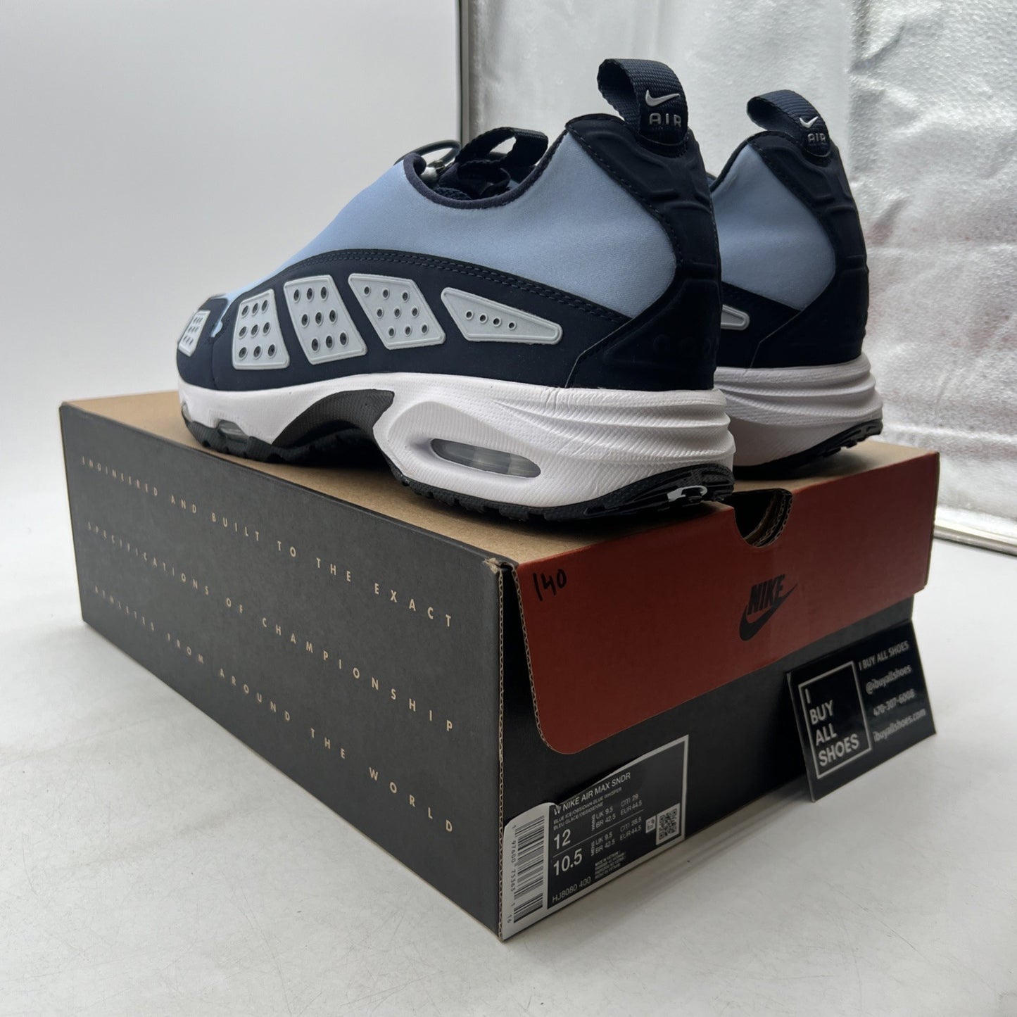 Size 12 - Nike Air Sunder Max Blue Ice W (HJ8080-400)