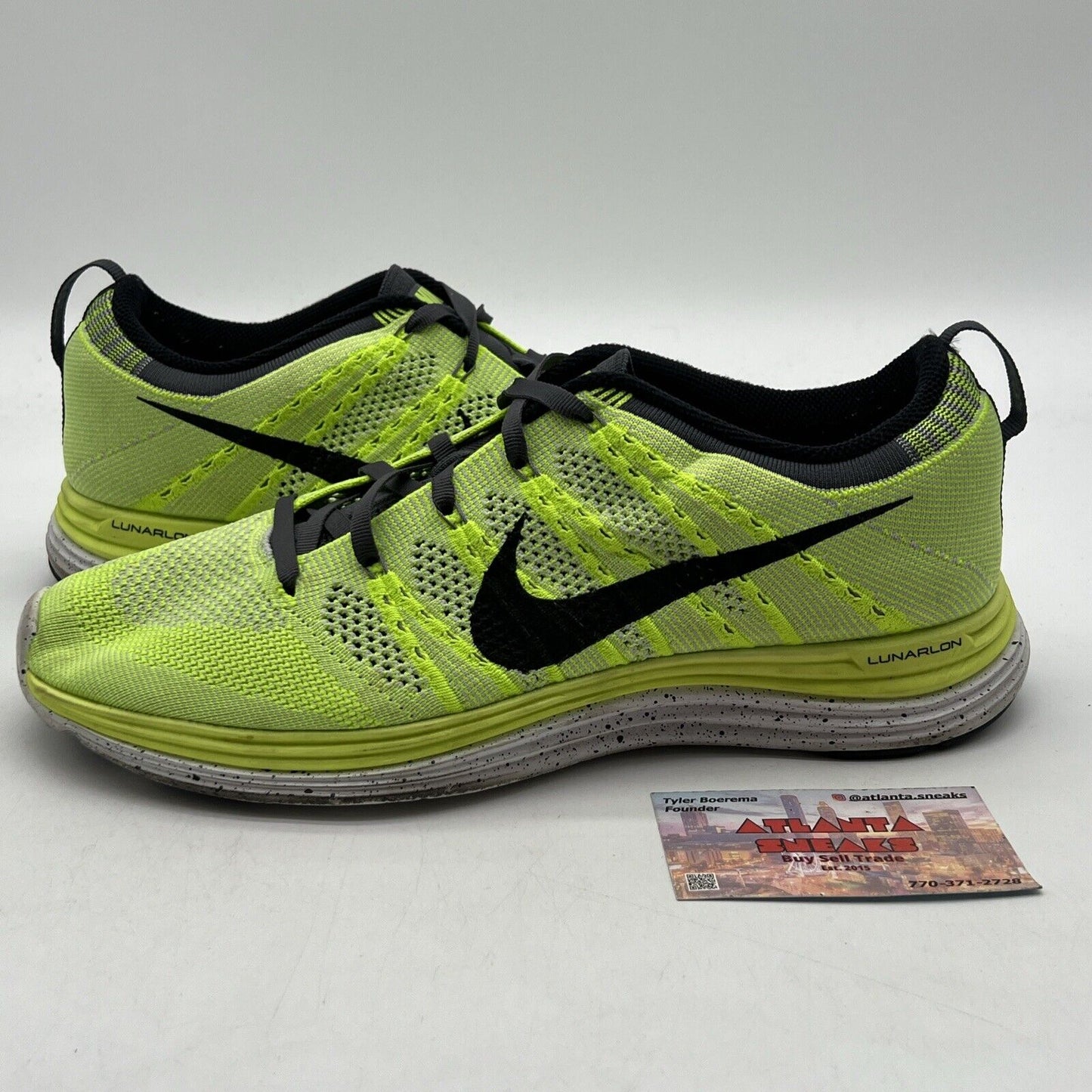 Size 11 - Nike Flyknit One+ Yellow W (554888-701)