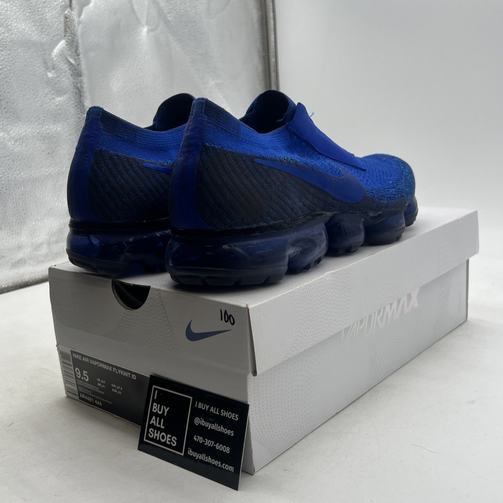Size 9.5 - Nike Air VaporMax iD Racer Blue (AR4481-444)
