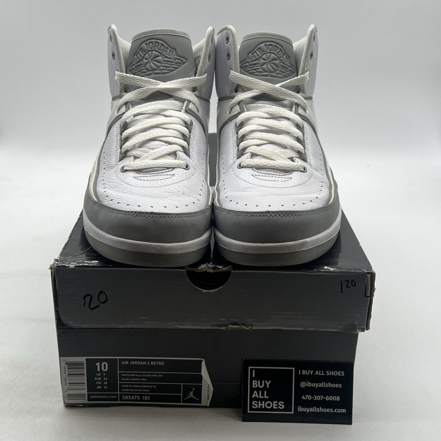 Size 10 - Air Jordan 2 Retro 25th Anniversary (385475-101)