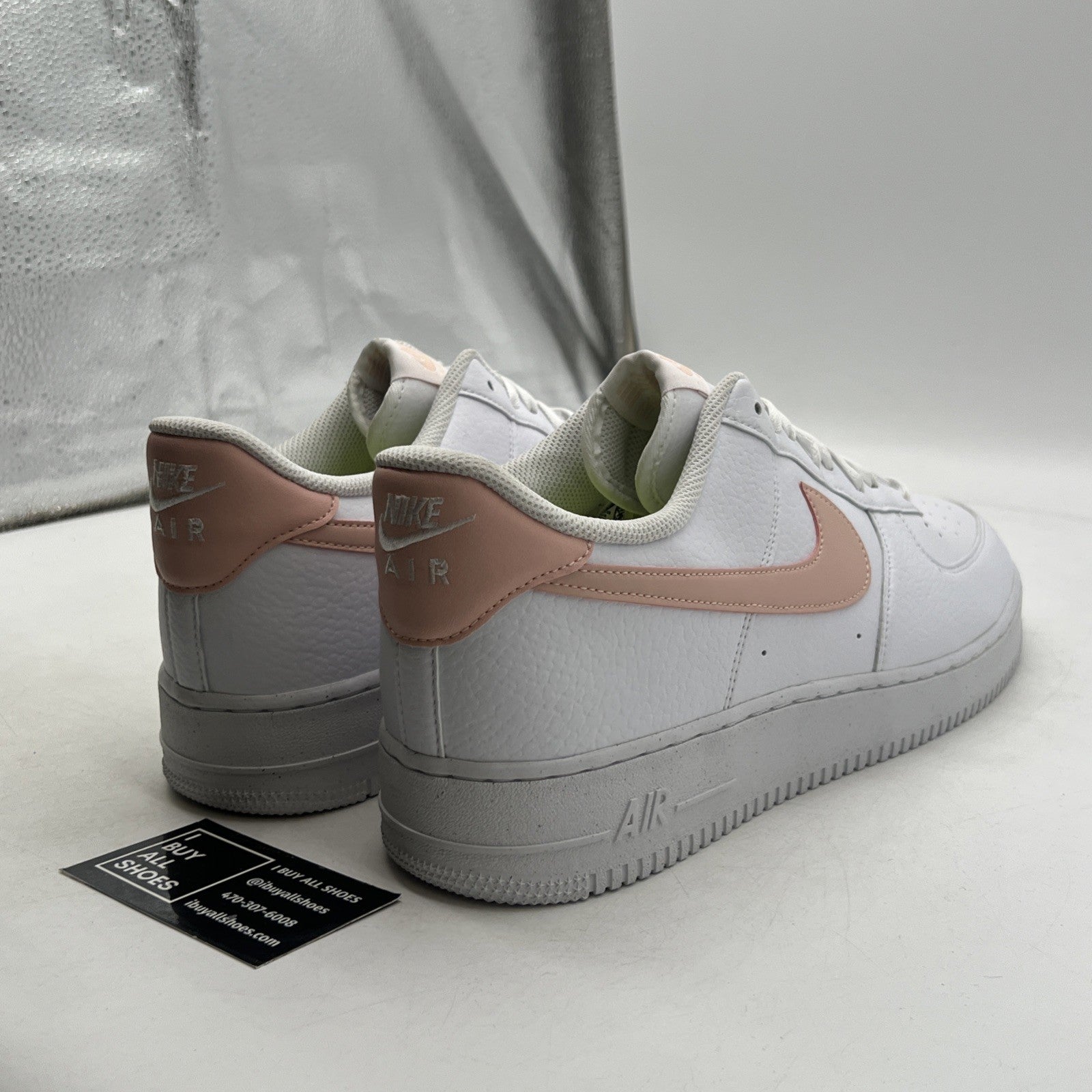 Size 15.5 - Nike Air Force 1 '07 Next Nature Fossil Rose W (DN1430-106)