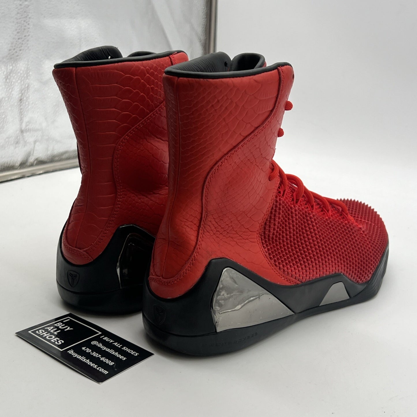 Size 10 - Nike Kobe 9 KRM EXT High Red Mamba (716993-600)