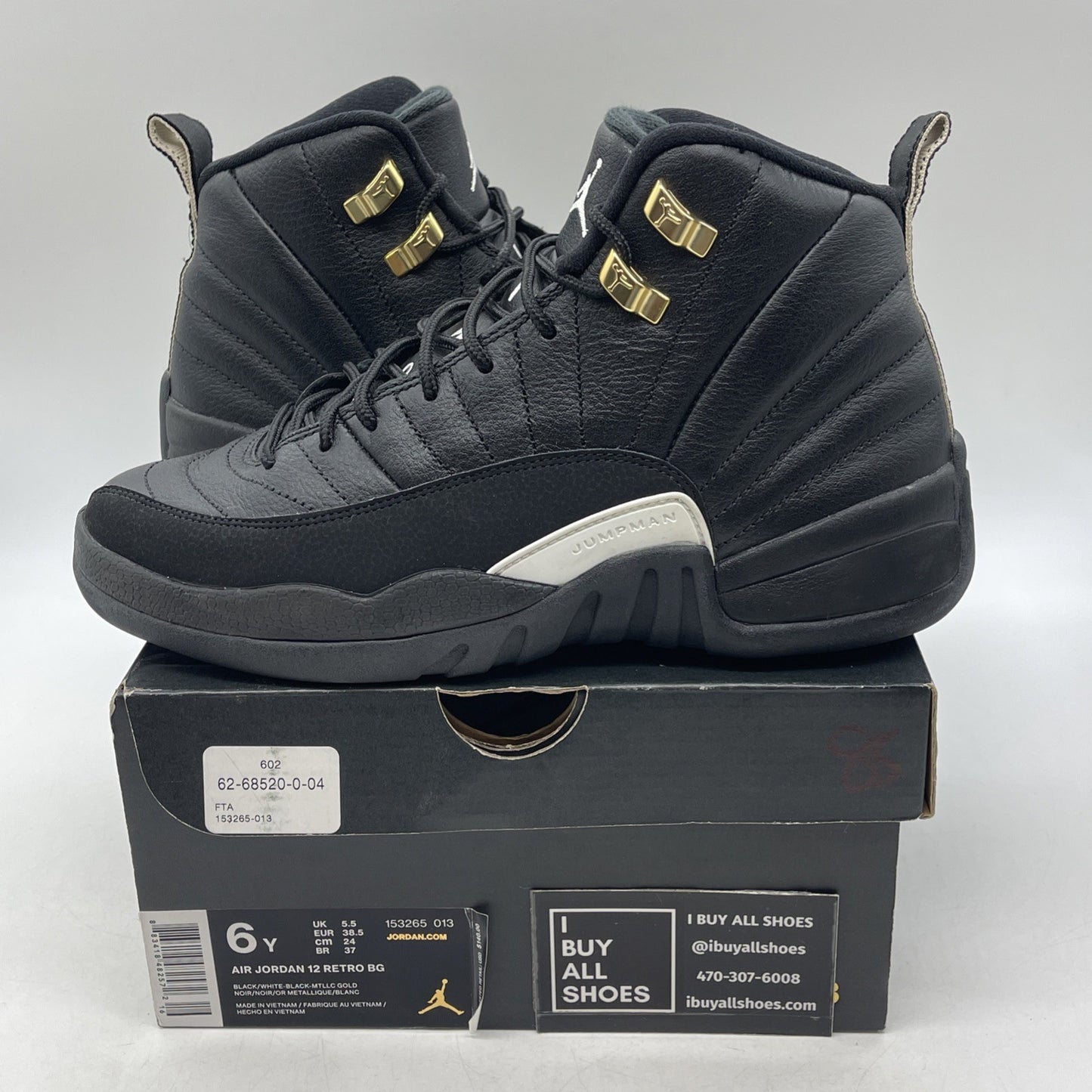 Size 6Y - Air Jordan 12 Retro The Master (153265-013)