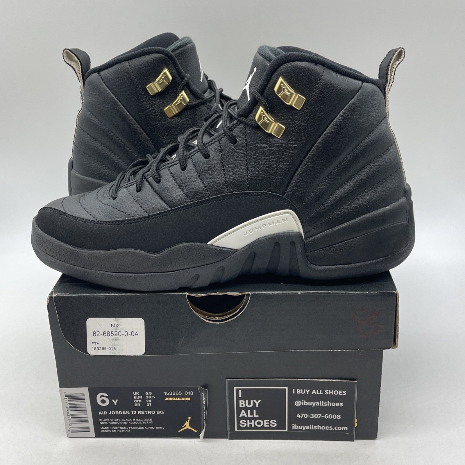 Size 6Y - Air Jordan 12 Retro The Master (153265-013)