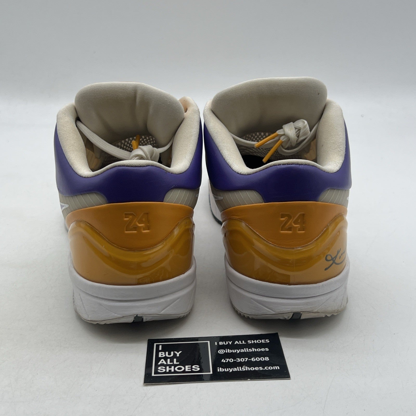 Size 13 - Nike Zoom Kobe 4 2009 Carpe Purple Black Yellow Leather (368655-991)