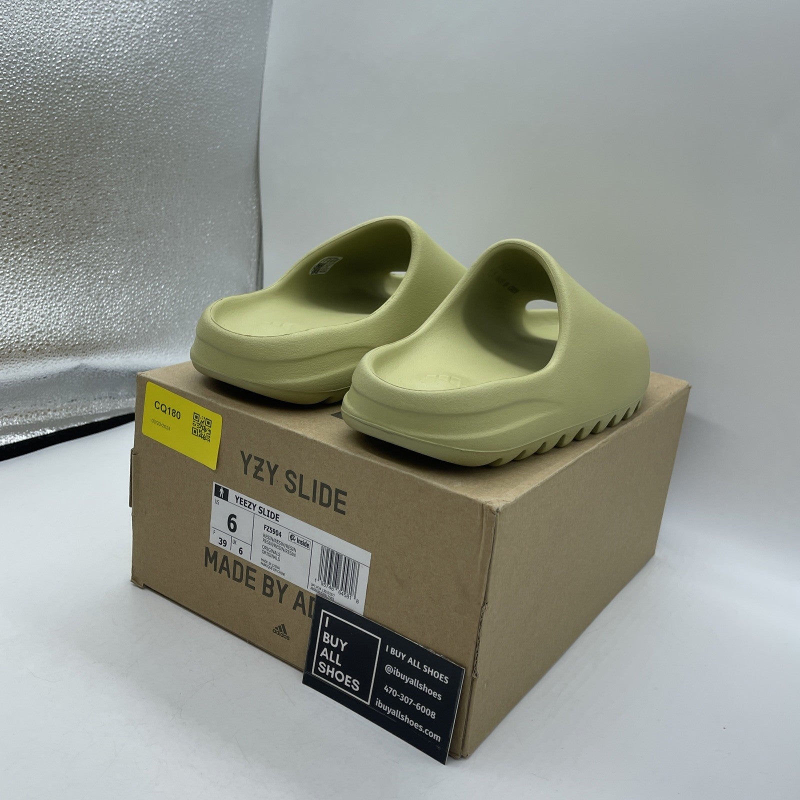 Size 6 - Adidas Yeezy Slide Resin 2022 (FZ5904)