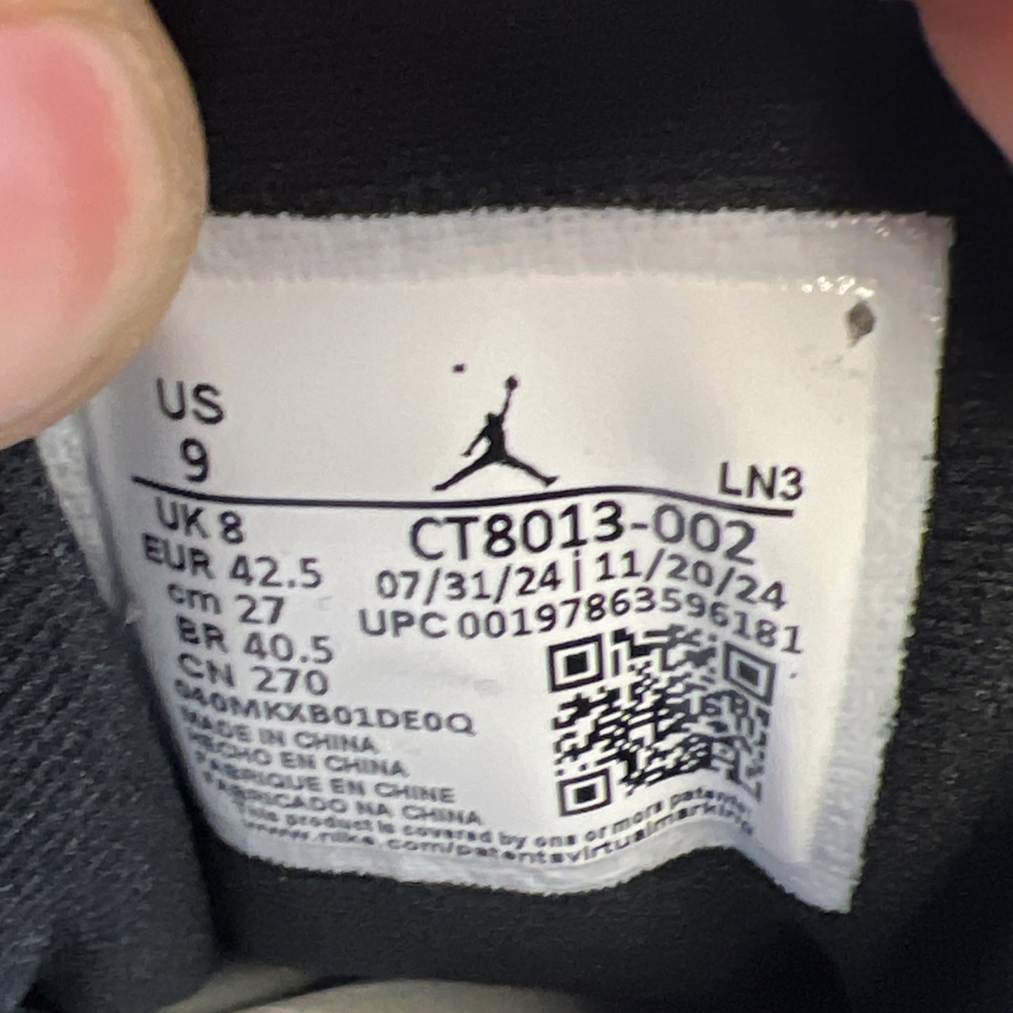 Size 9 - Air Jordan 12 Retro 2025 Flu Game (CT8013-002)