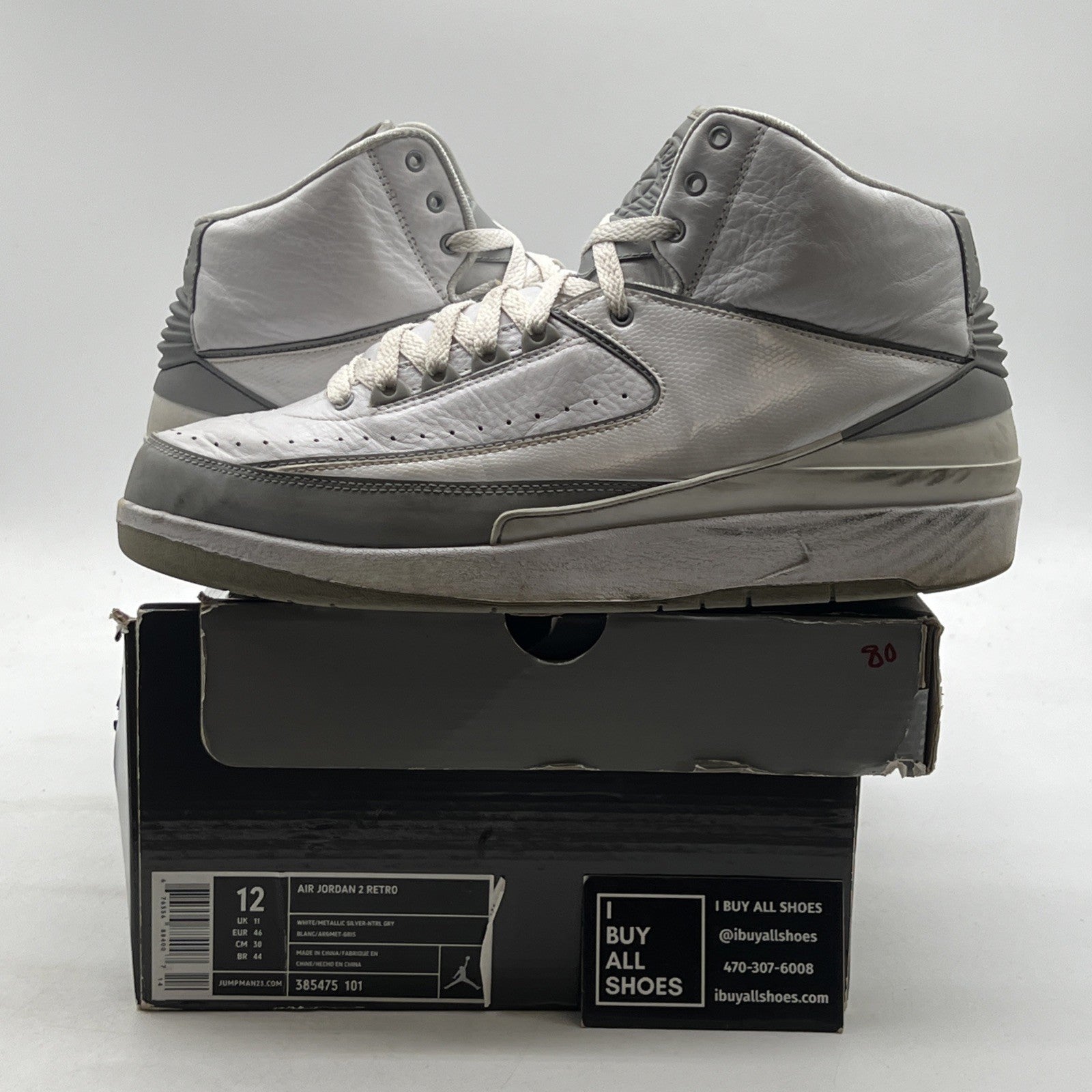 Size 12 - Air Jordan 2 Retro 25th Anniversary (385475-101)