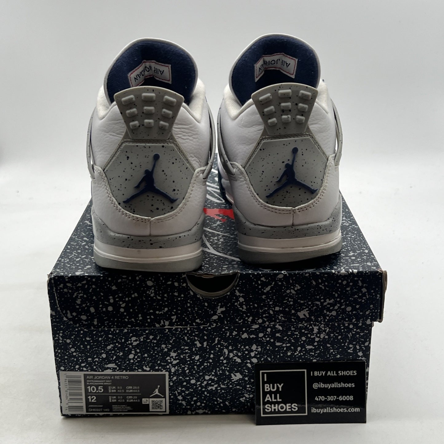 Size 10.5 - Air Jordan 4 Retro Mid Midnight Navy (DH6927-140)